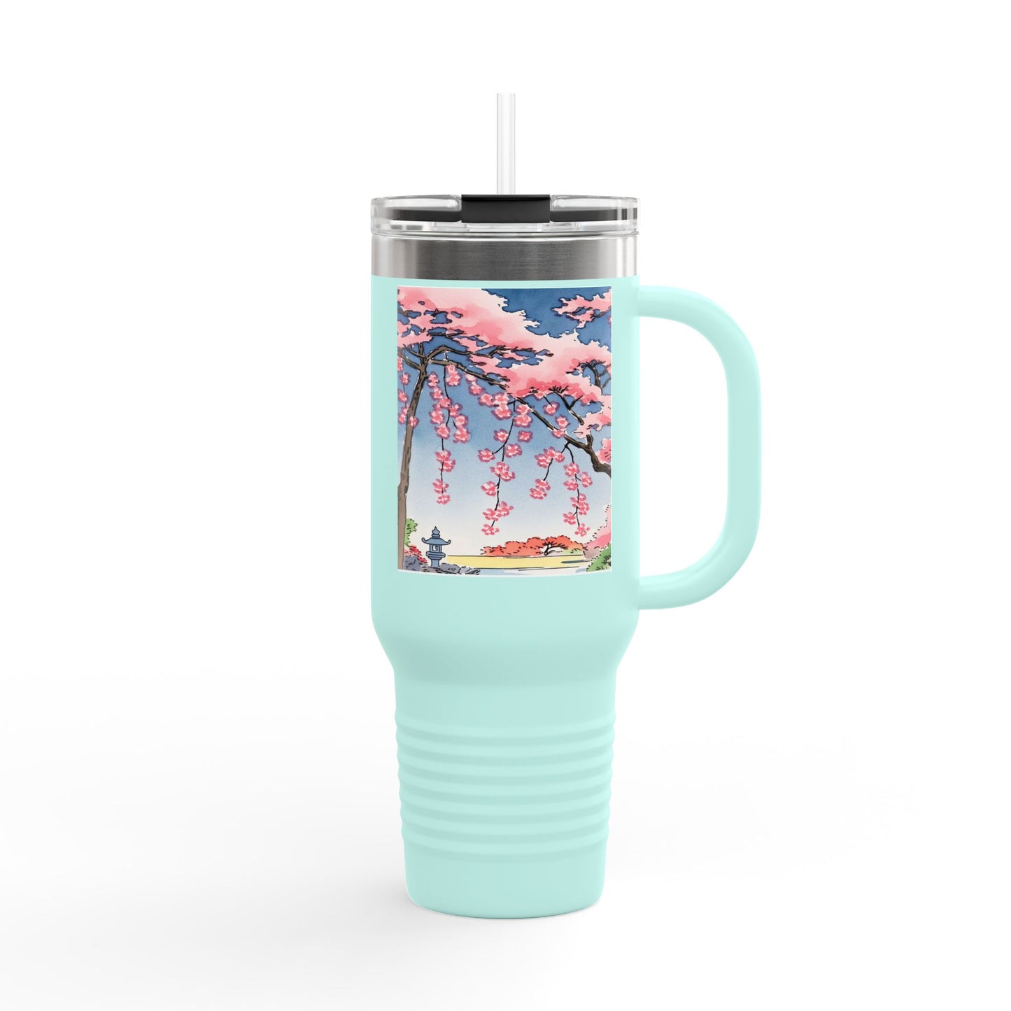 Cherry Blossom Insulated Travel Mug - 40oz Adventure Companion