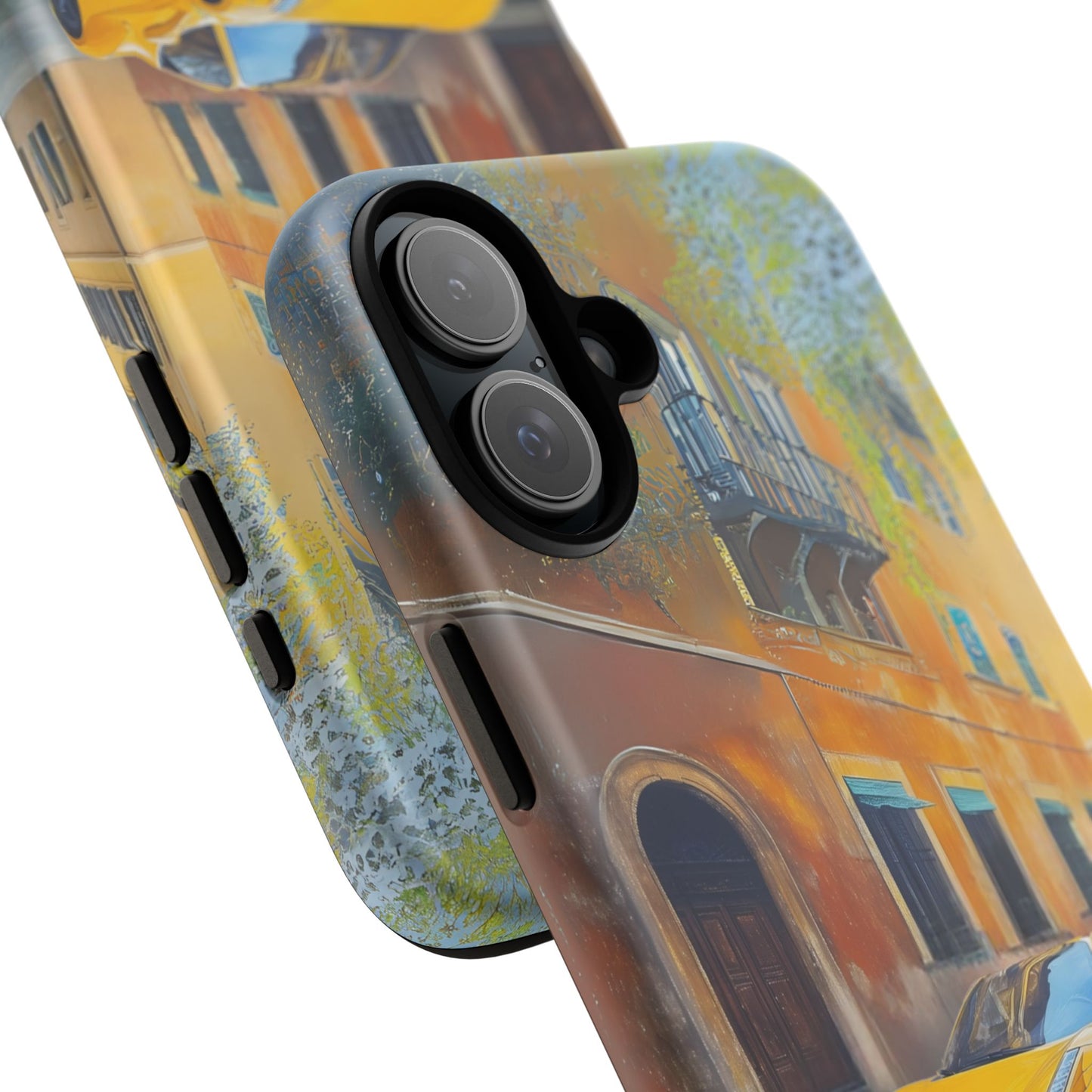 Ferrari Yellow Tough Phone Case - Stylish and Durable
