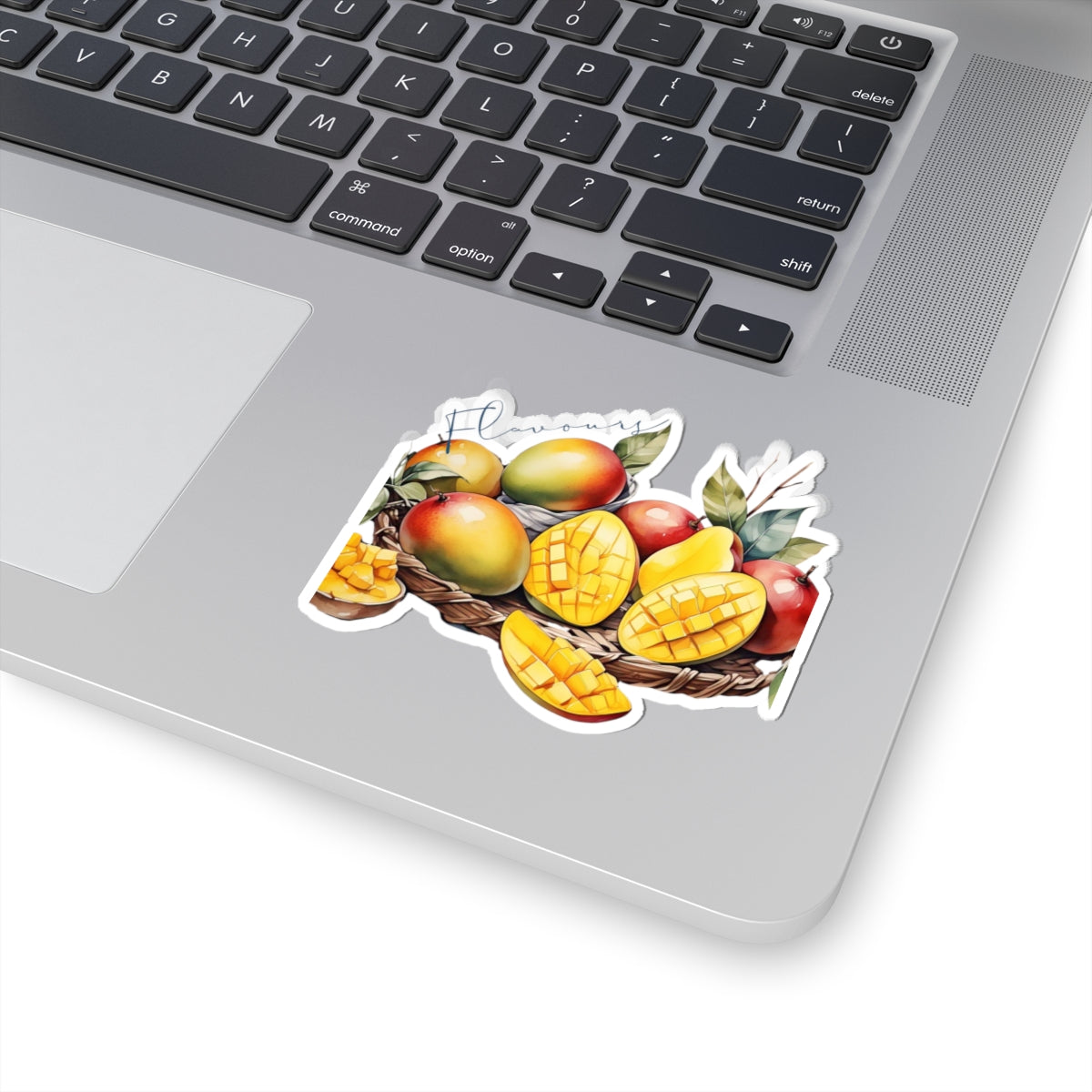 Fruits Kiss-Cut Stickers - Vibrant Mango & Cherry Designs for Laptops, Journals, and Gifts