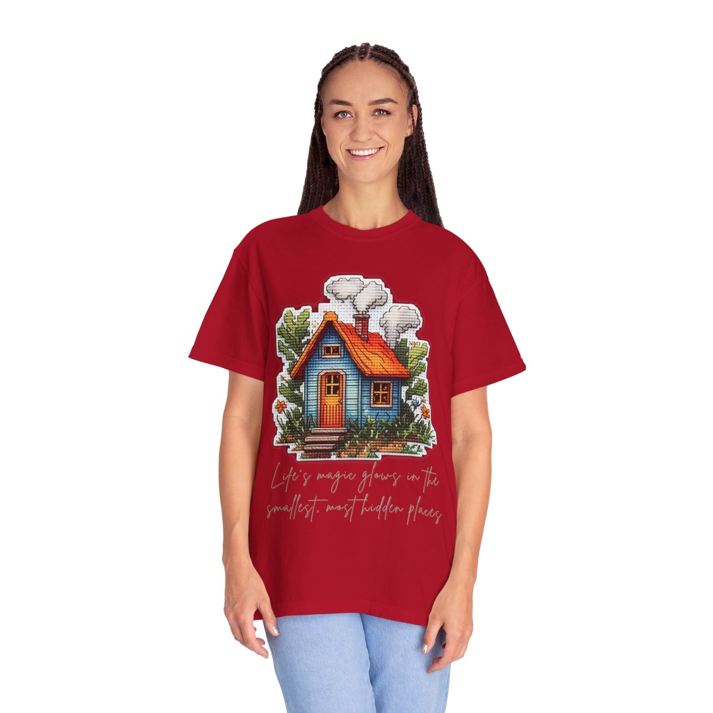 Magical Cottage T-Shirt - Garment-Dyed Unisex Tee