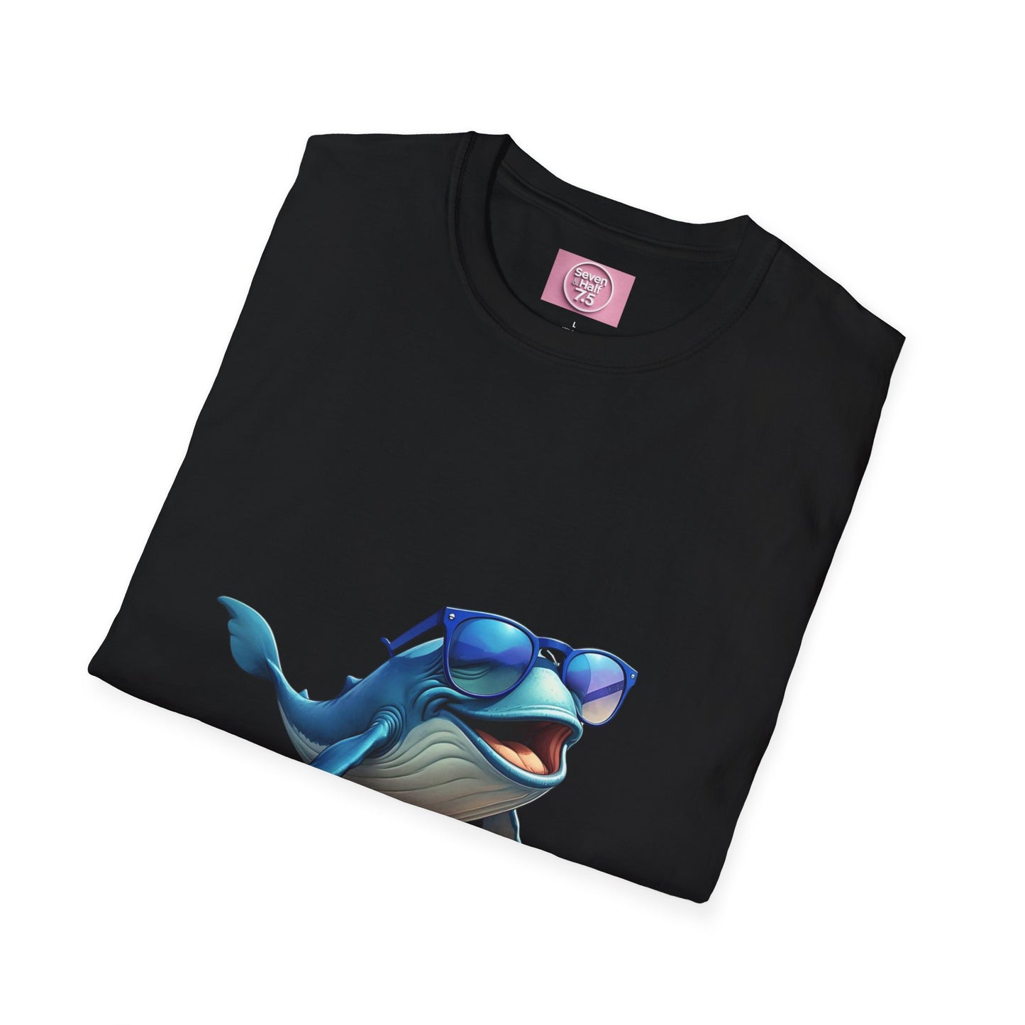 Cool Sunglasses Whale Unisex Softstyle T-Shirt