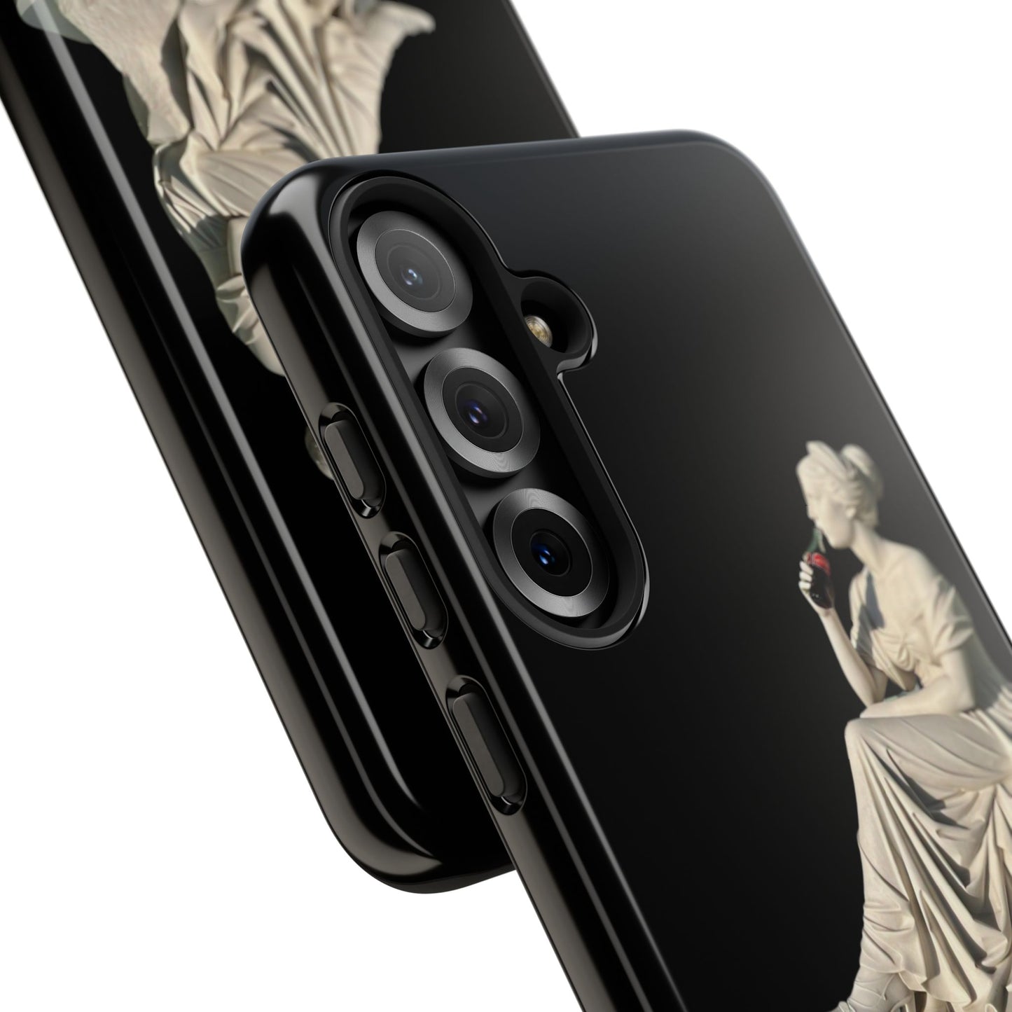 Elegant Phone Case - Stylish Tough Case with Sculpture Design