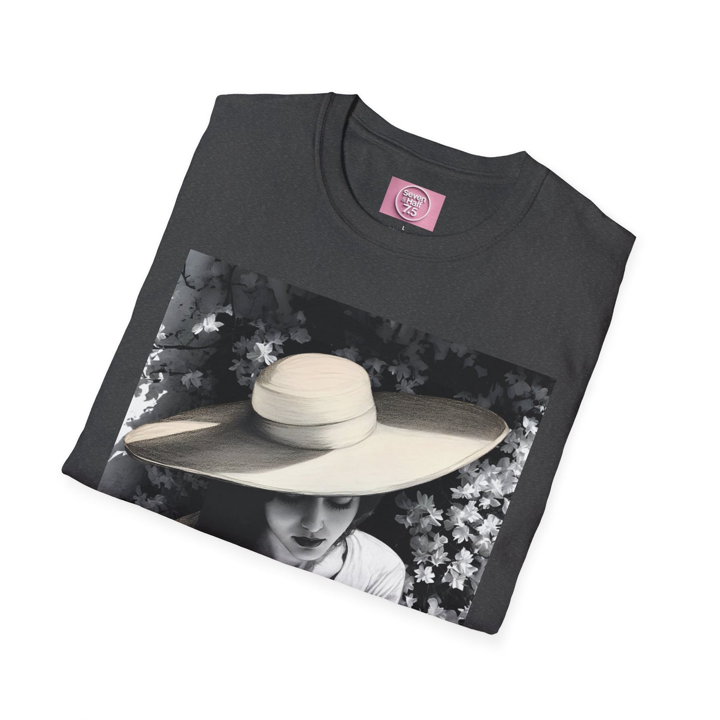 Elegant Charcoal art Softstyle T-Shirt - Perfect for Spring and Summer