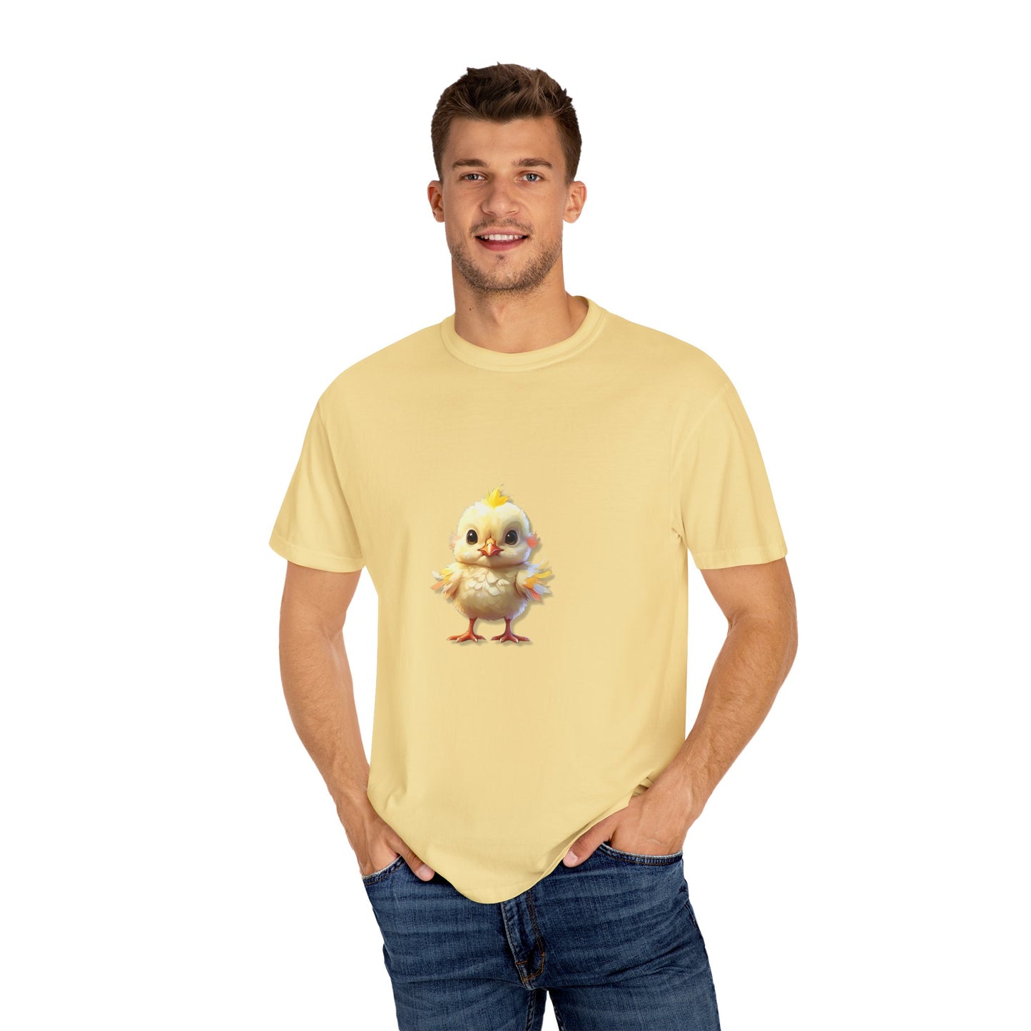 Cute Chick Unisex Garment-Dyed T-Shirt - Perfect for Spring Celebrations
