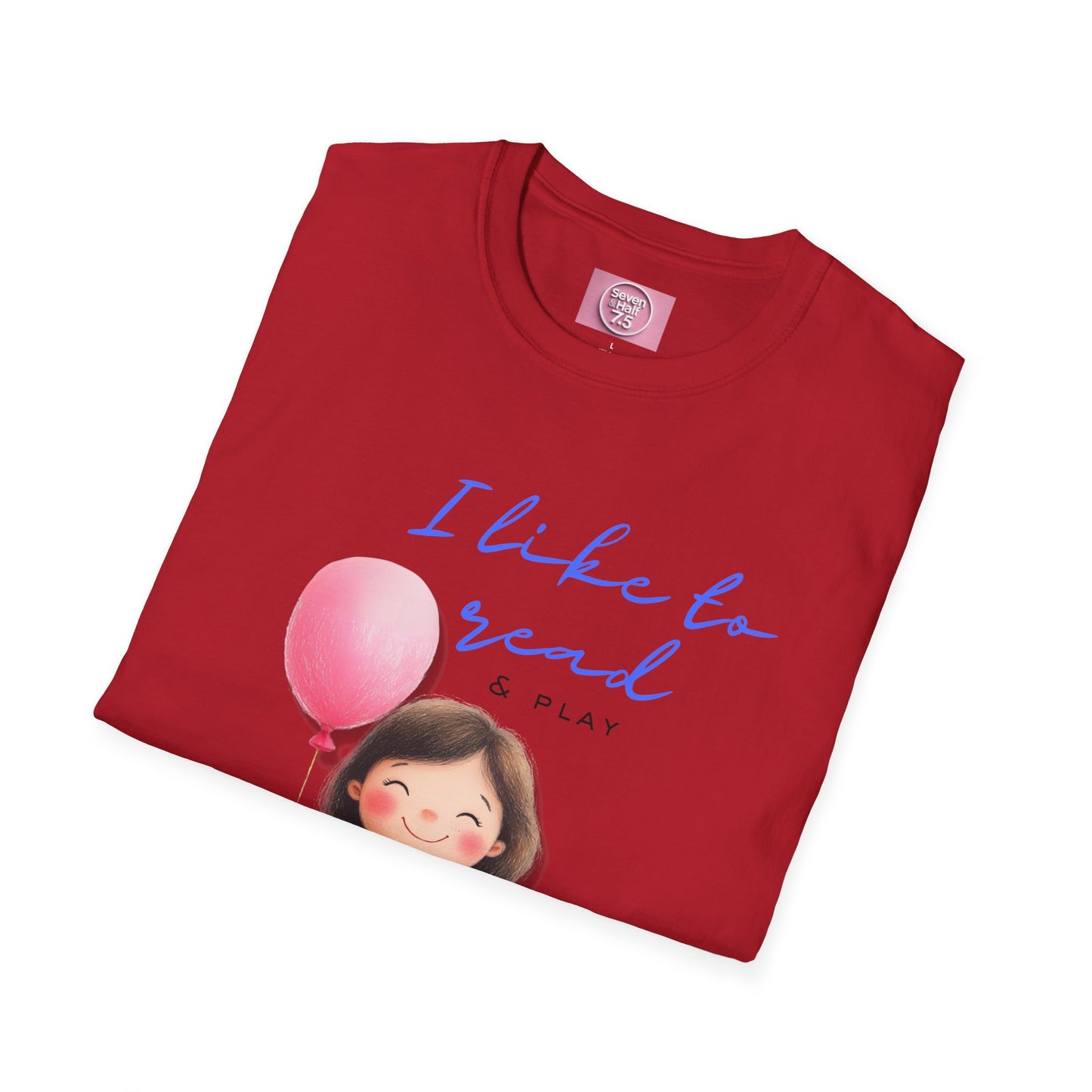 Women's Fun T-Shirt - "I Like to Read & Play"