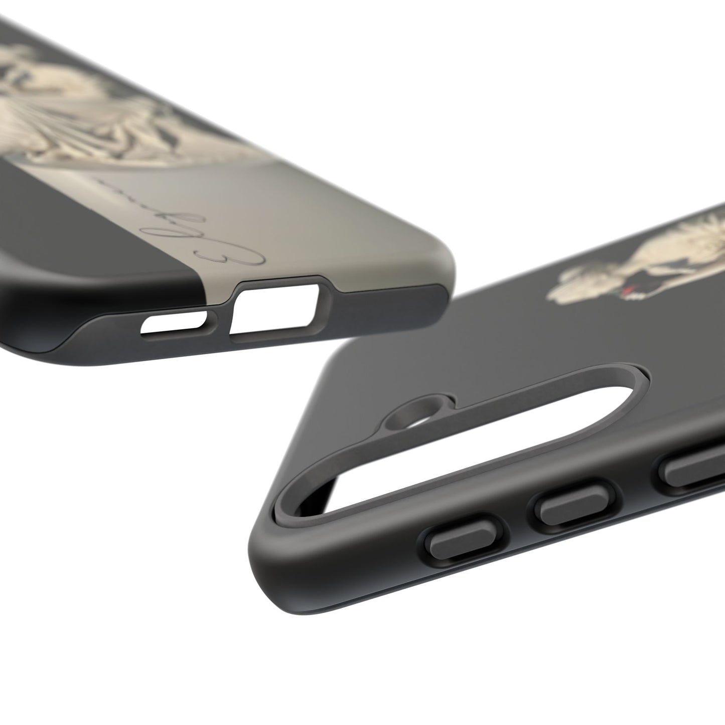Elegant Phone Case - Stylish Tough Case with Sculpture Design