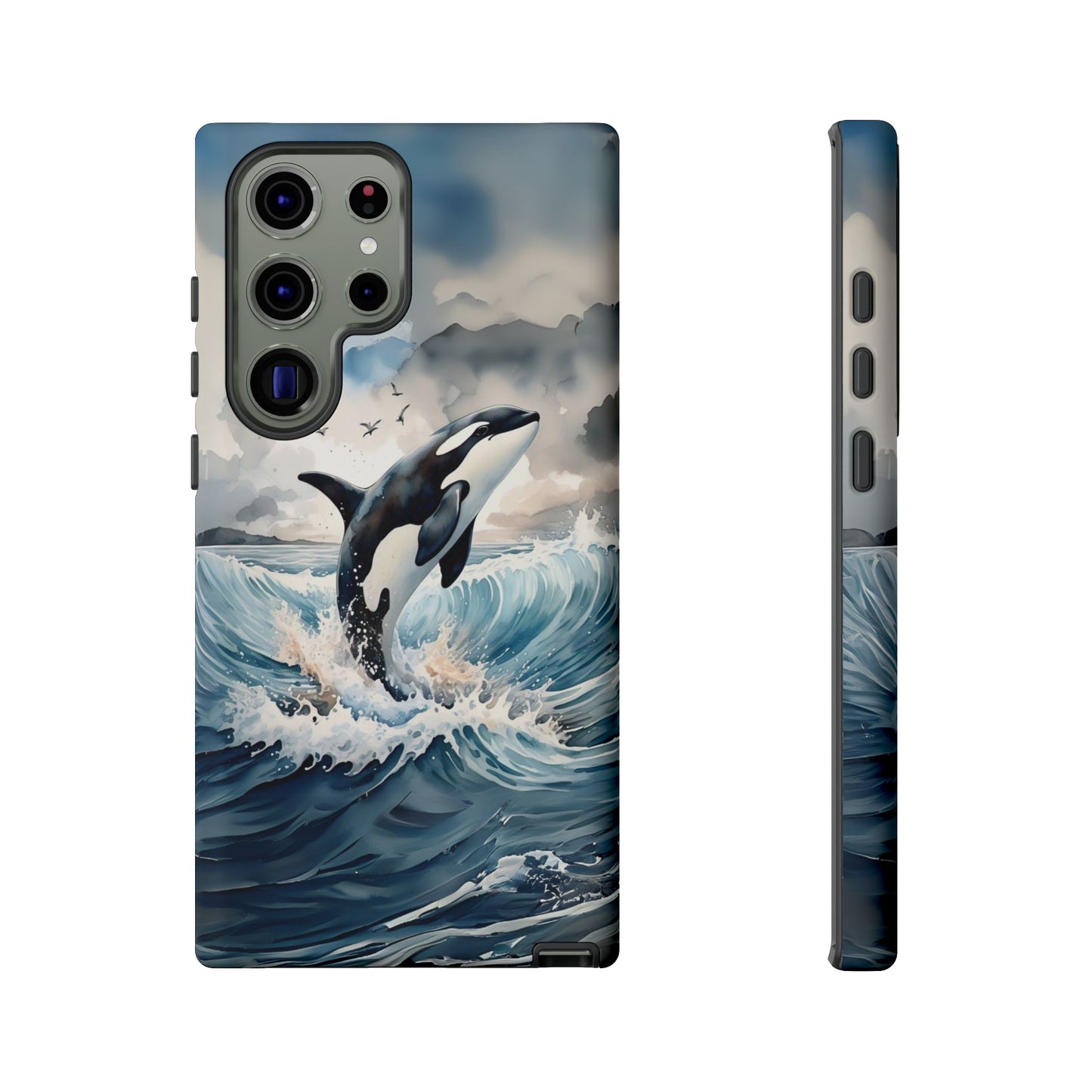Whale Splash Phone Case - Tough & Stylish Ocean Design
