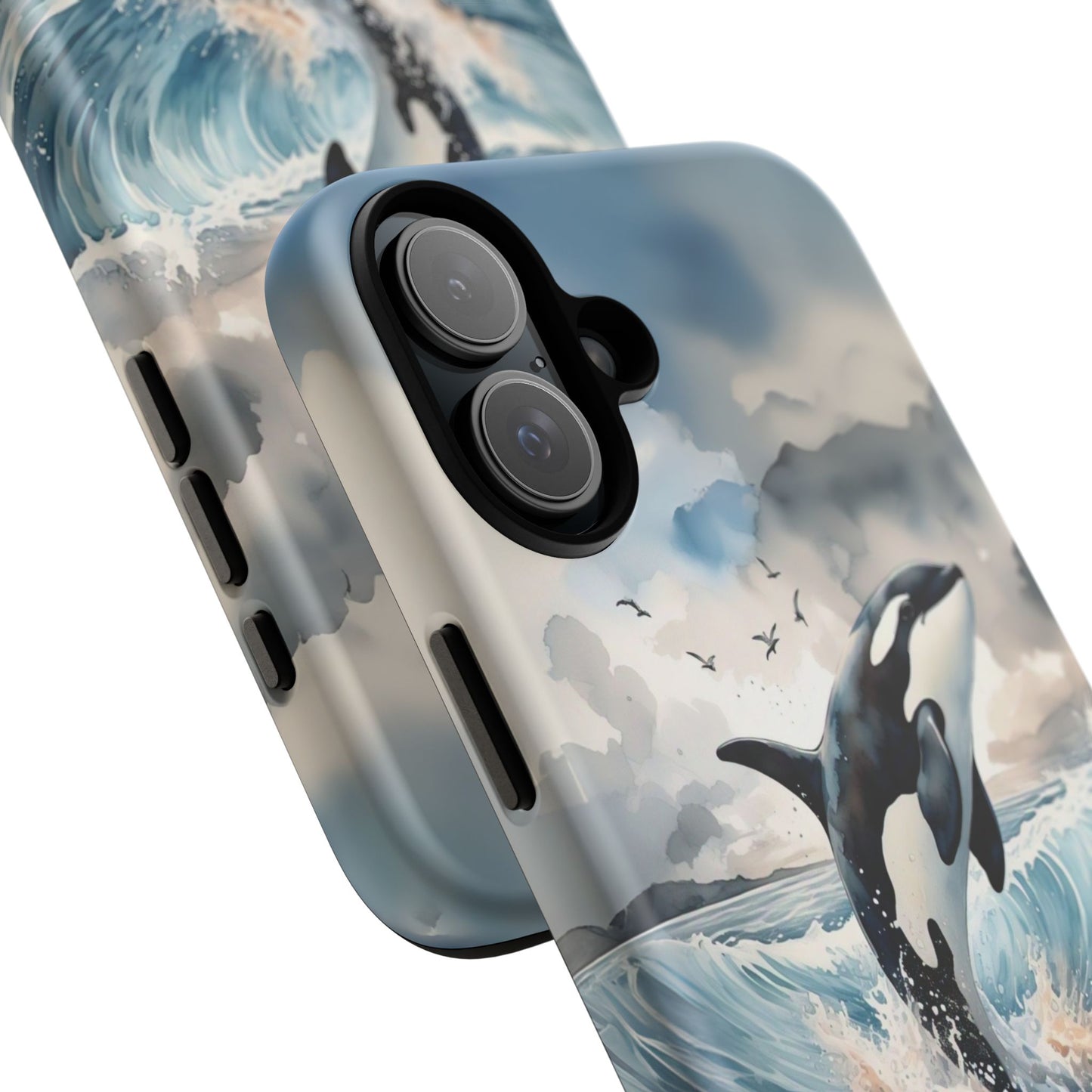 Whale Splash Phone Case - Tough & Stylish Ocean Design