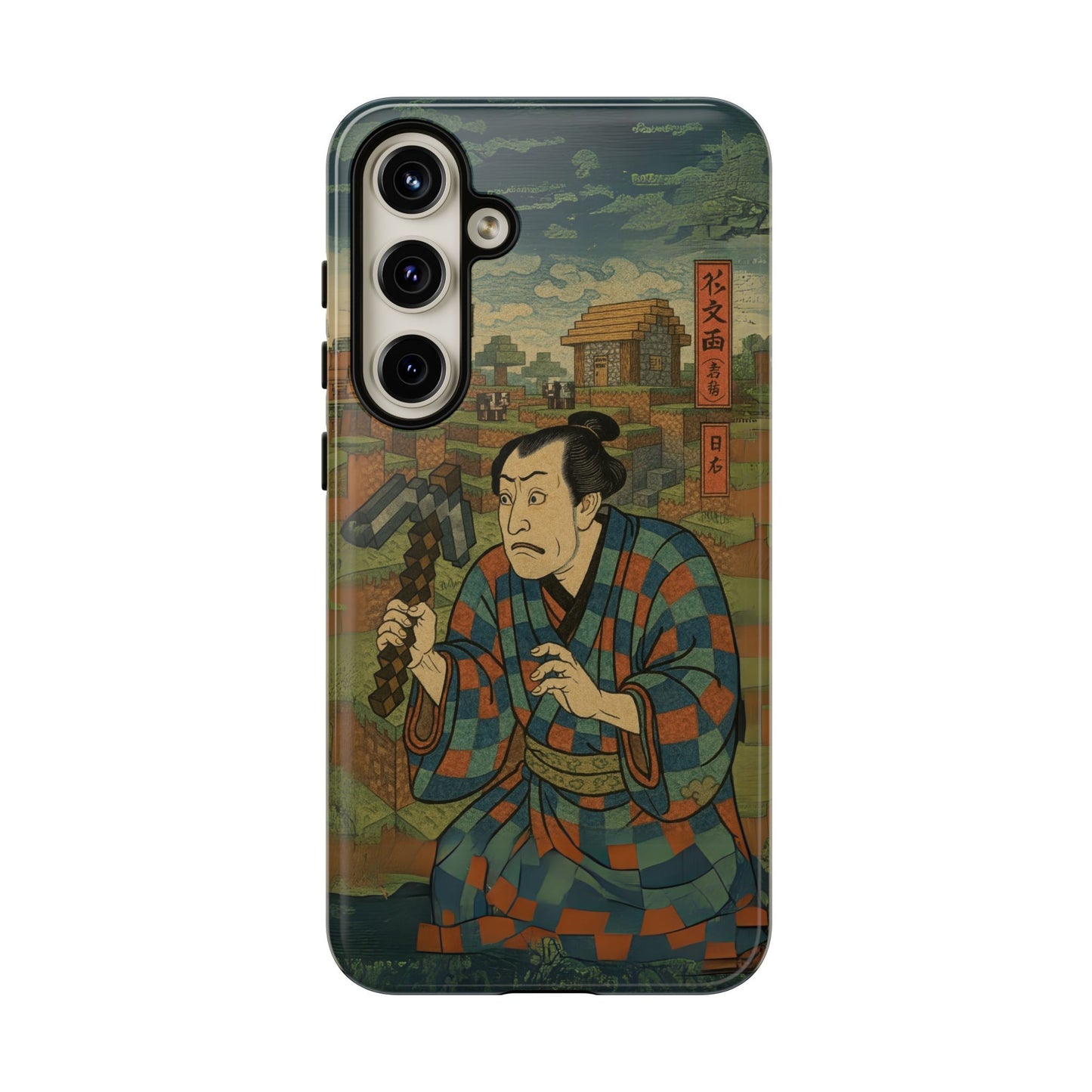 Tough Cases - Japanese Art Phone Case with Warrior Design