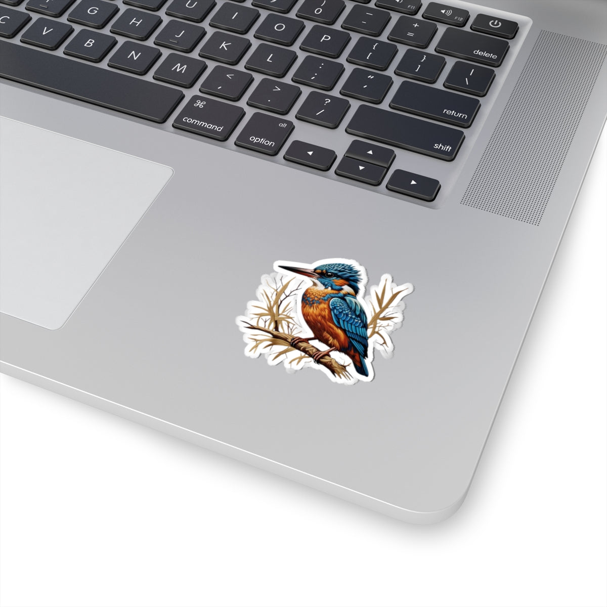 Vibrant Kingfisher Kiss-Cut Stickers - Perfect for Nature Lovers & Crafting