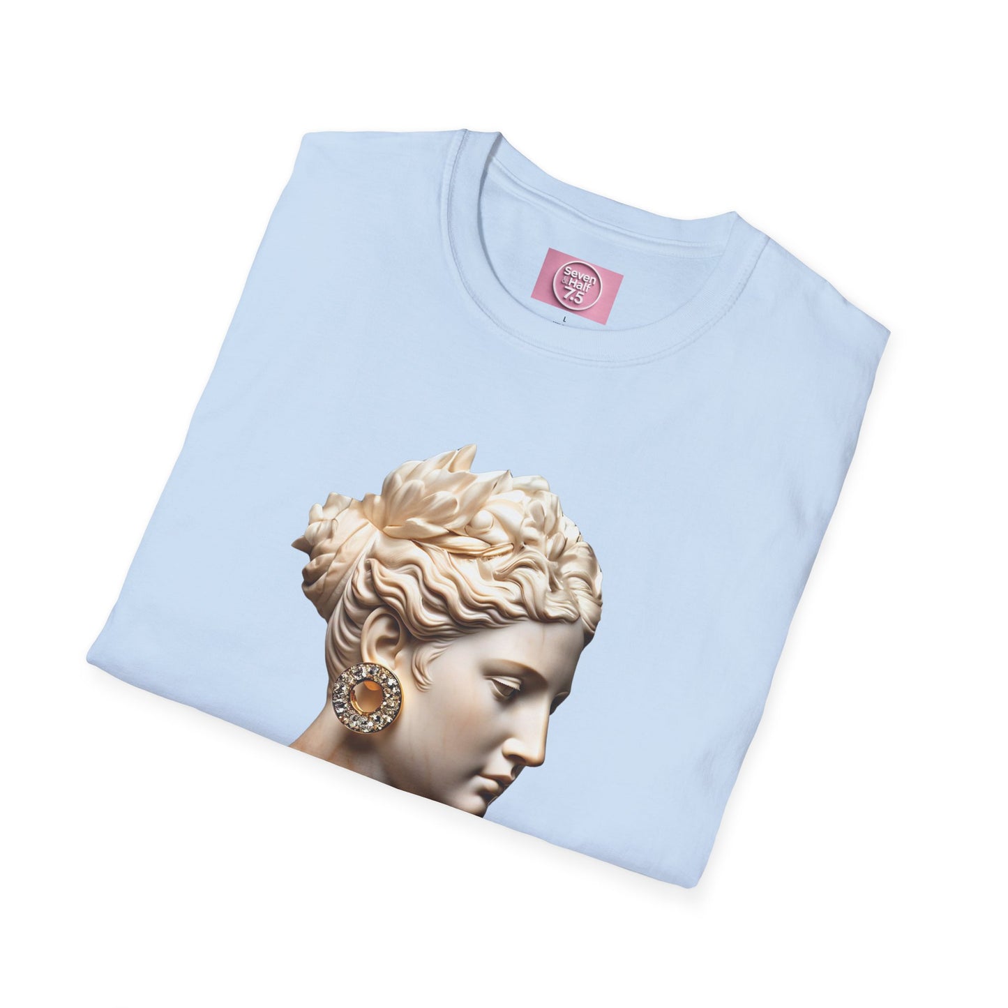 Classical Art Softstyle T-Shirt - Elegant Athena Design