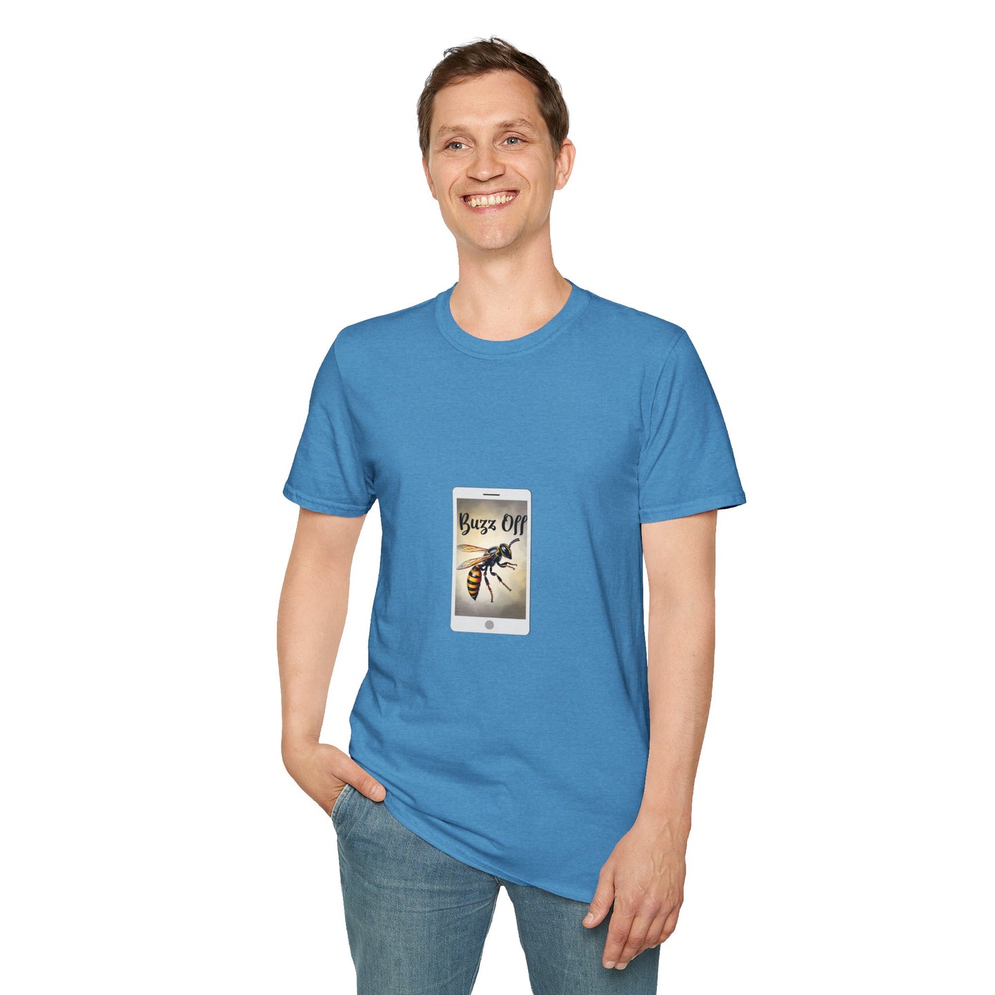 Buzz Off Bee Graphic Unisex T-Shirt - Fun, Casual Wear for Nature Lovers