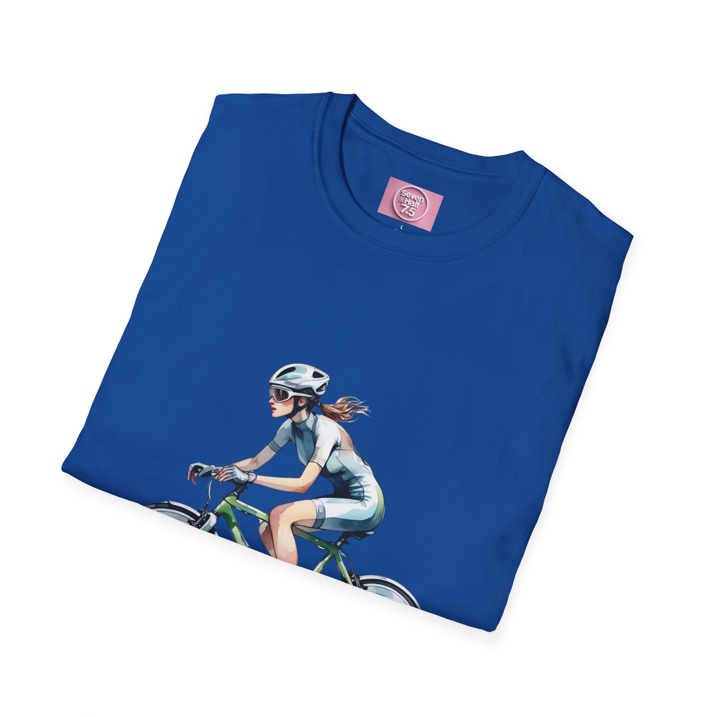 Cycling Enthusiast Softstyle T-Shirt – Sporty Graphic Tee for Bikers