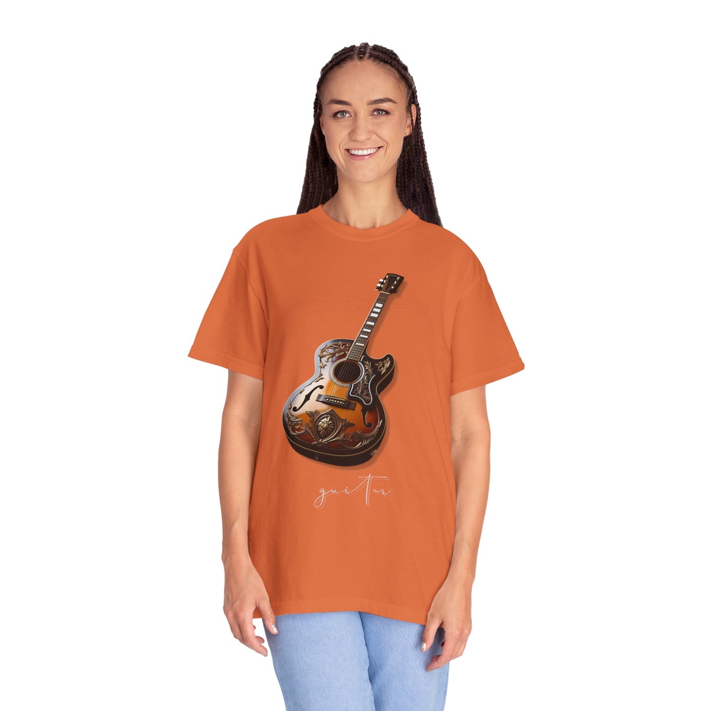 Vintage Guitar Graphic Unisex T-Shirt - Perfect for Music Lovers
