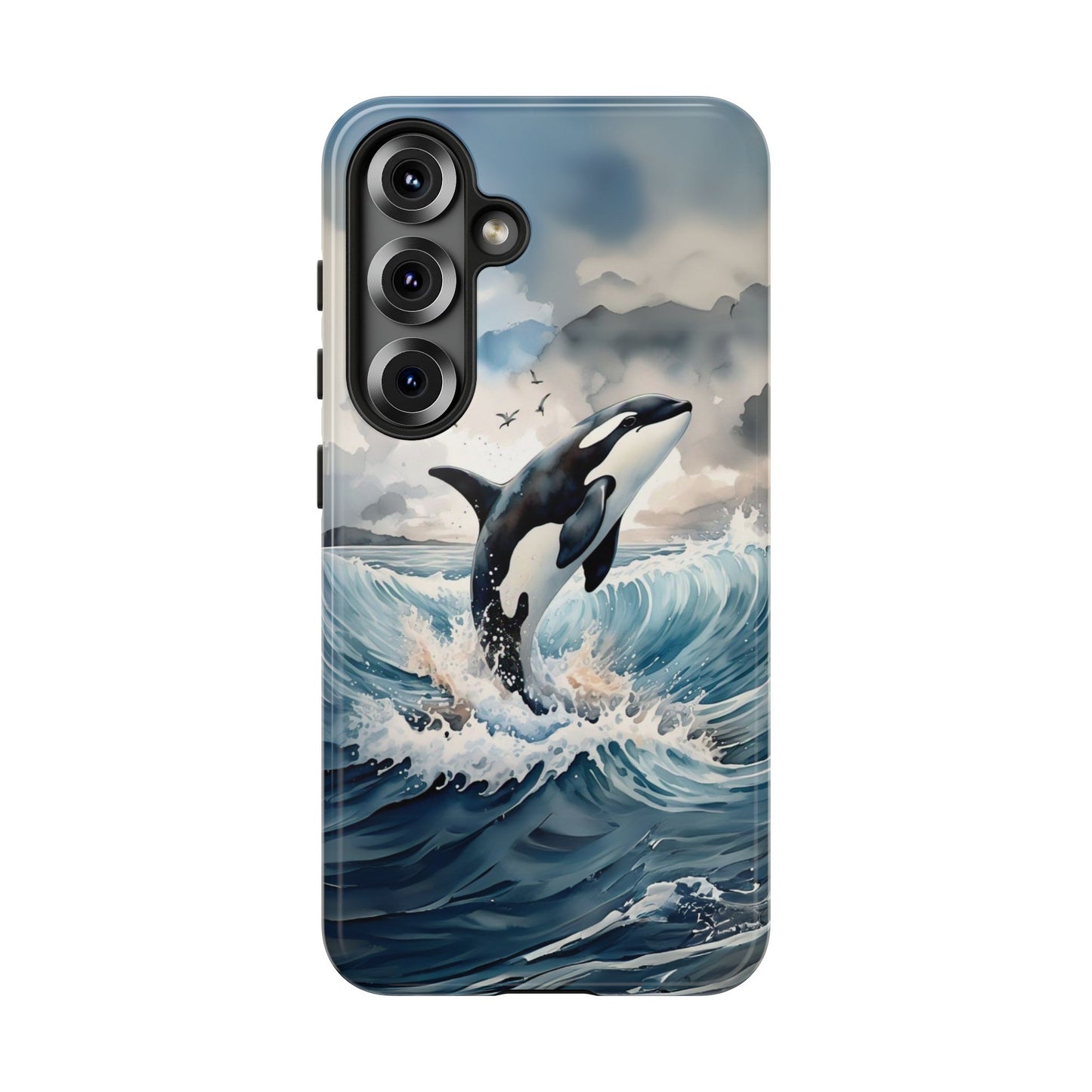 Whale Splash Phone Case - Tough & Stylish Ocean Design