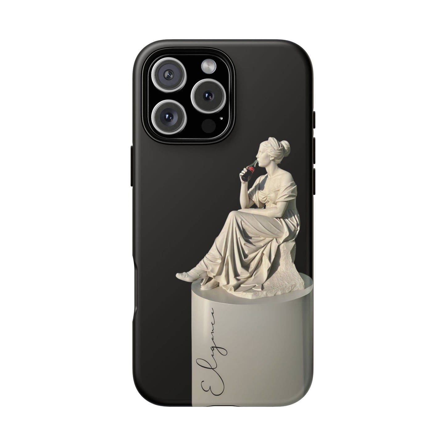 Elegant Phone Case - Stylish Tough Case with Sculpture Design