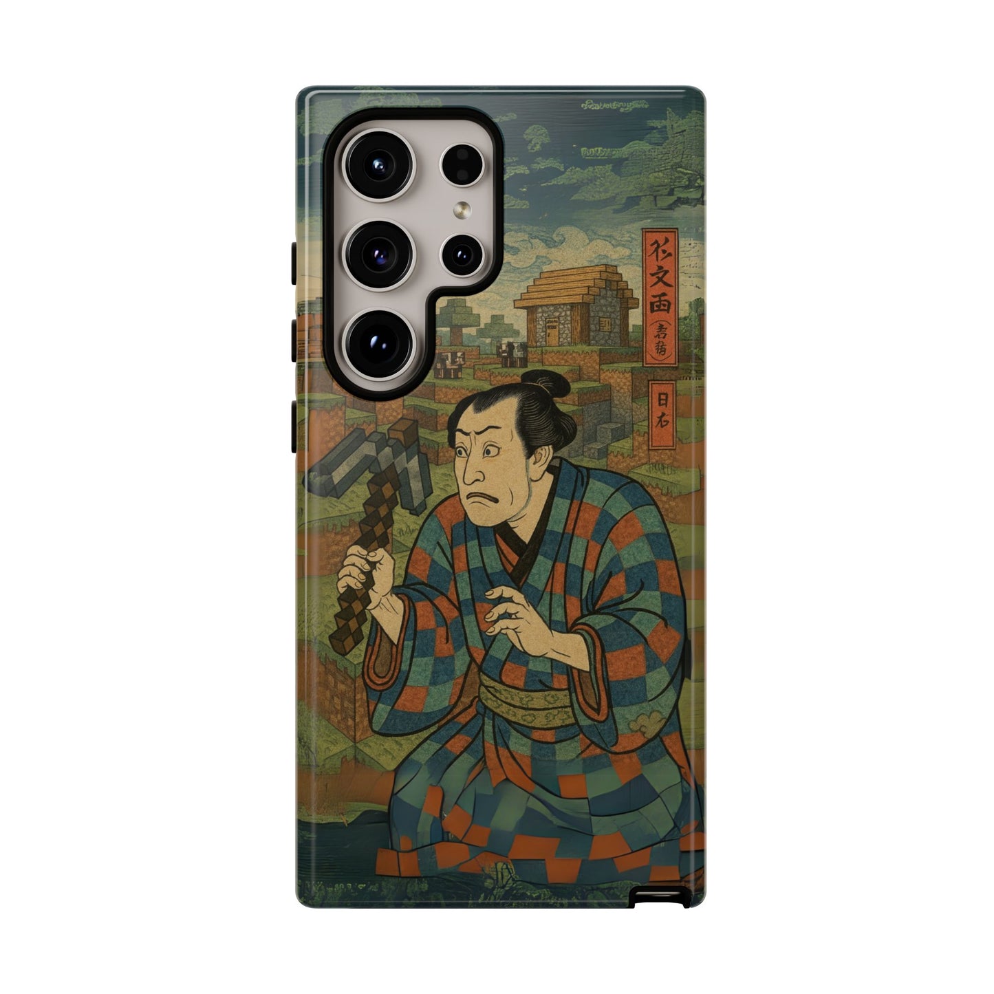 Tough Cases - Japanese Art Phone Case with Warrior Design