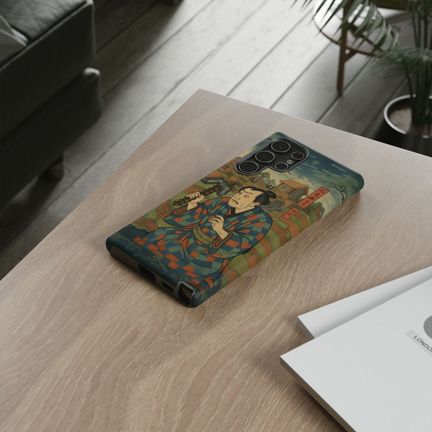 Tough Cases - Japanese Art Phone Case with Warrior Design