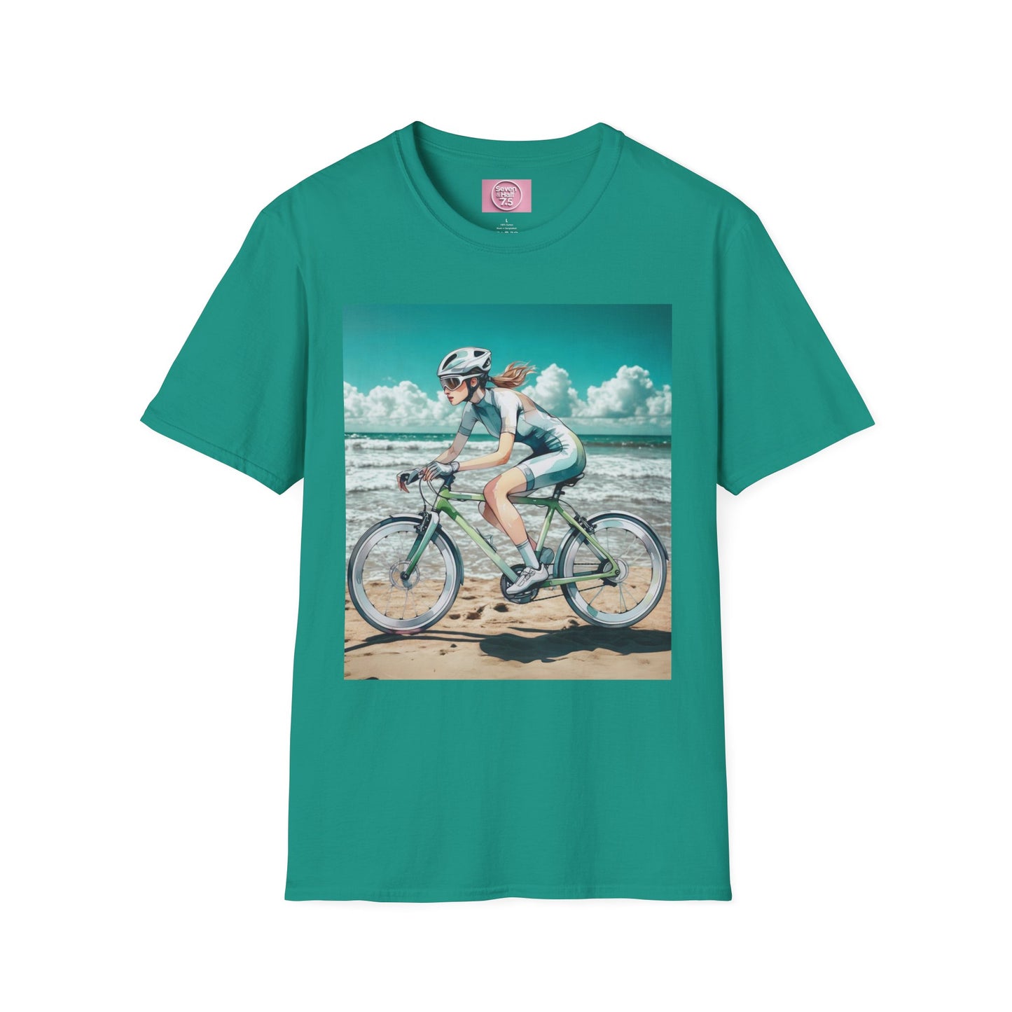 Beach Bike Ride Unisex Softstyle T-Shirt