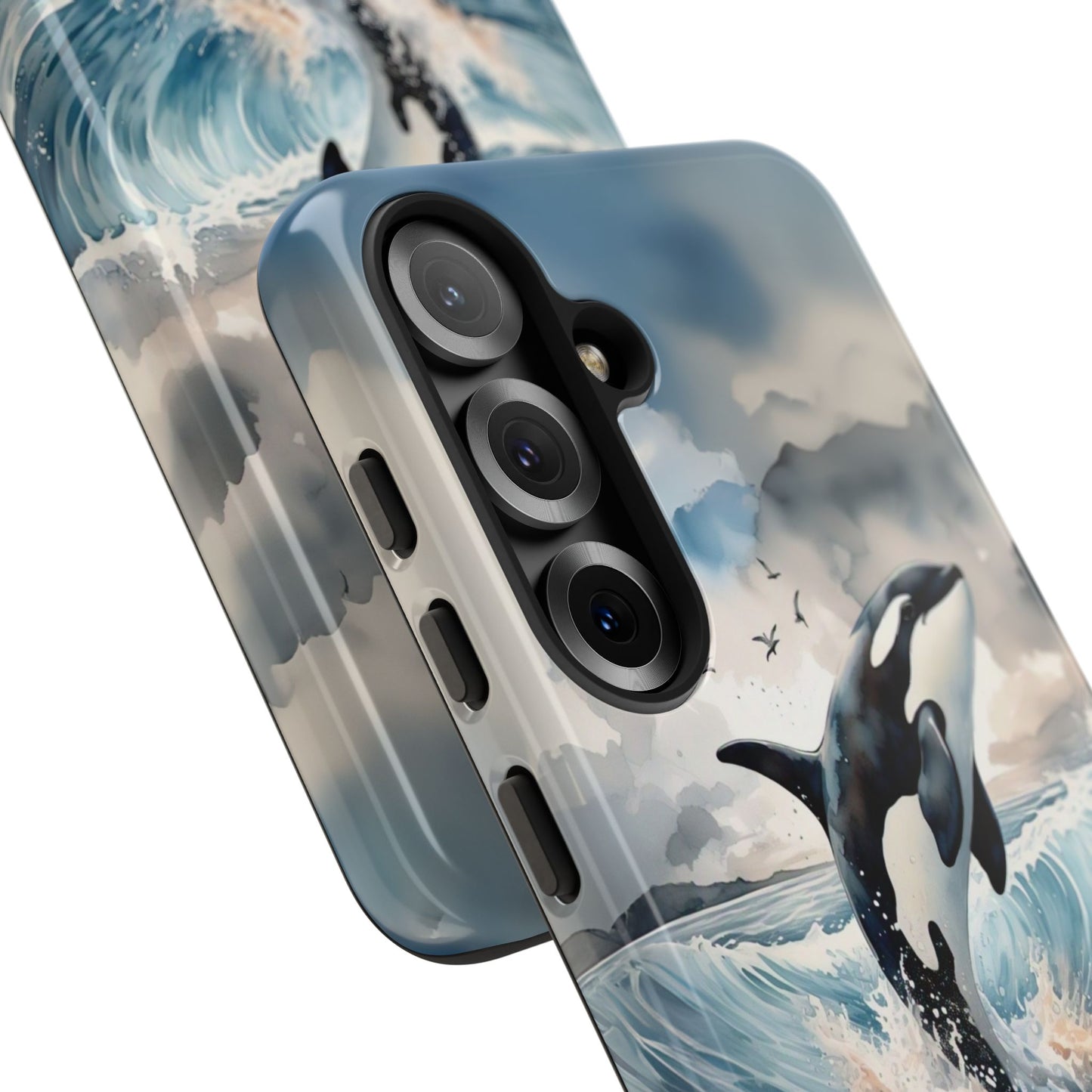 Whale Splash Phone Case - Tough & Stylish Ocean Design