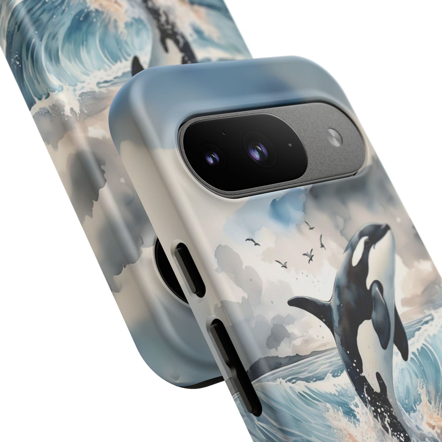 Whale Splash Phone Case - Tough & Stylish Ocean Design