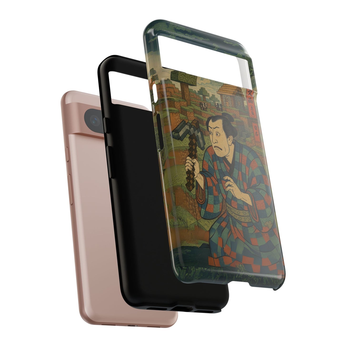 Tough Cases - Japanese Art Phone Case with Warrior Design