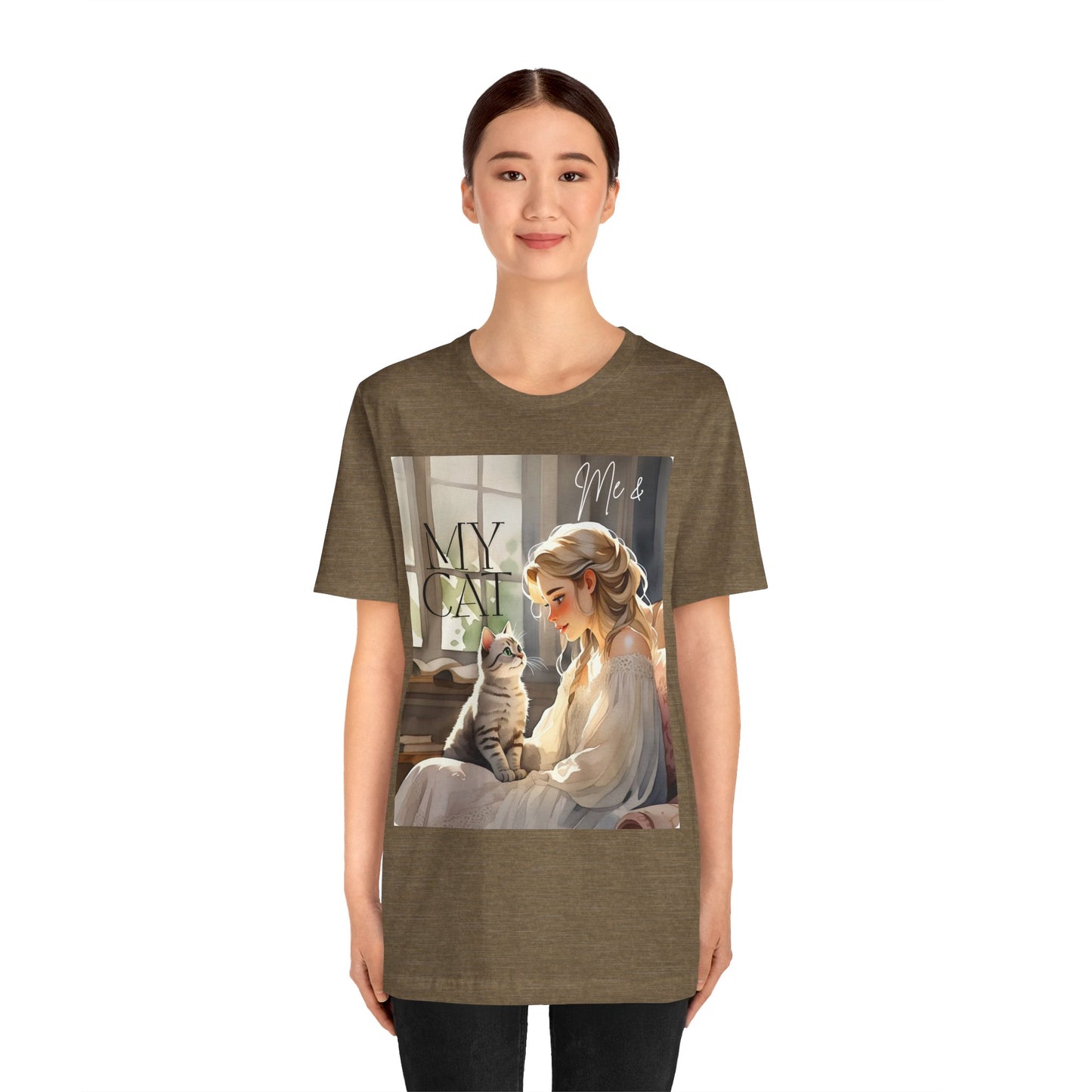 My Cat & Me Unisex Short Sleeve Tee - Cozy Cat Lover Shirt
