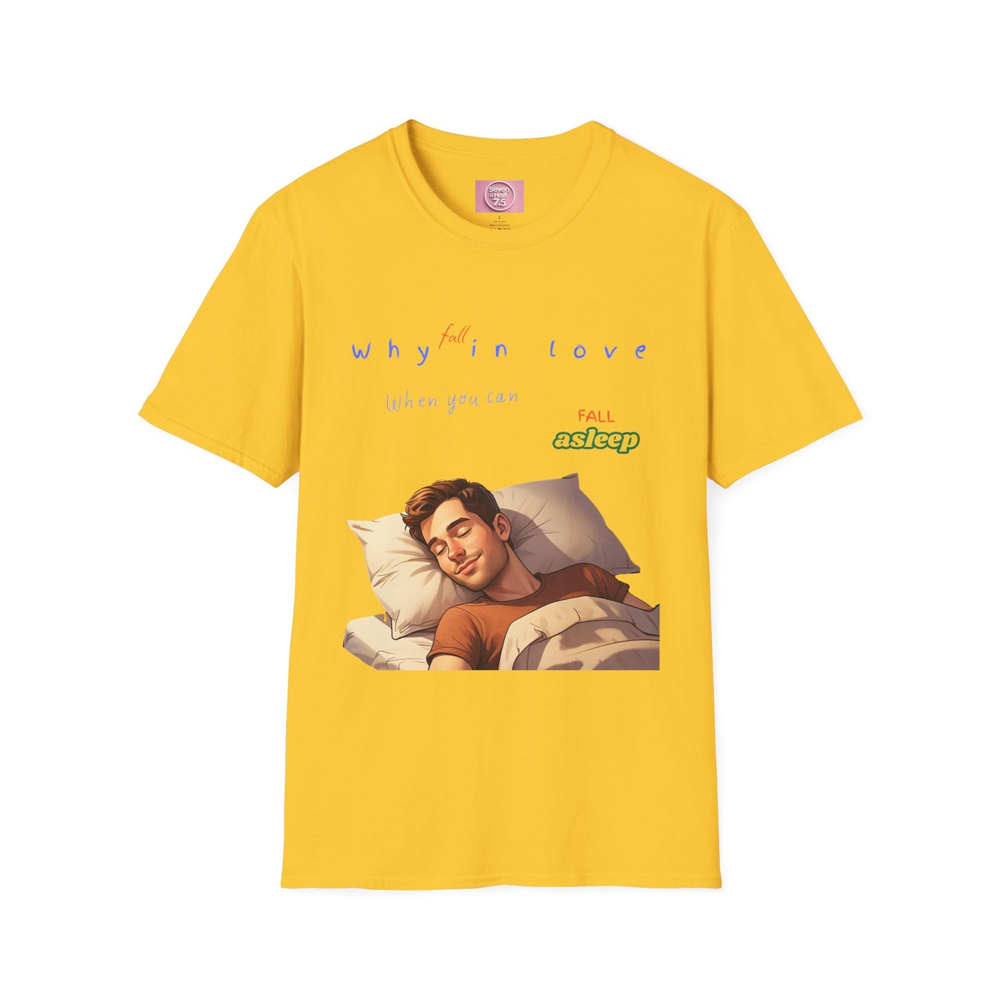 Fall Asleep Softstyle T-Shirt | Cozy Sleep Vibes | Perfect Gift for Sleep Lovers