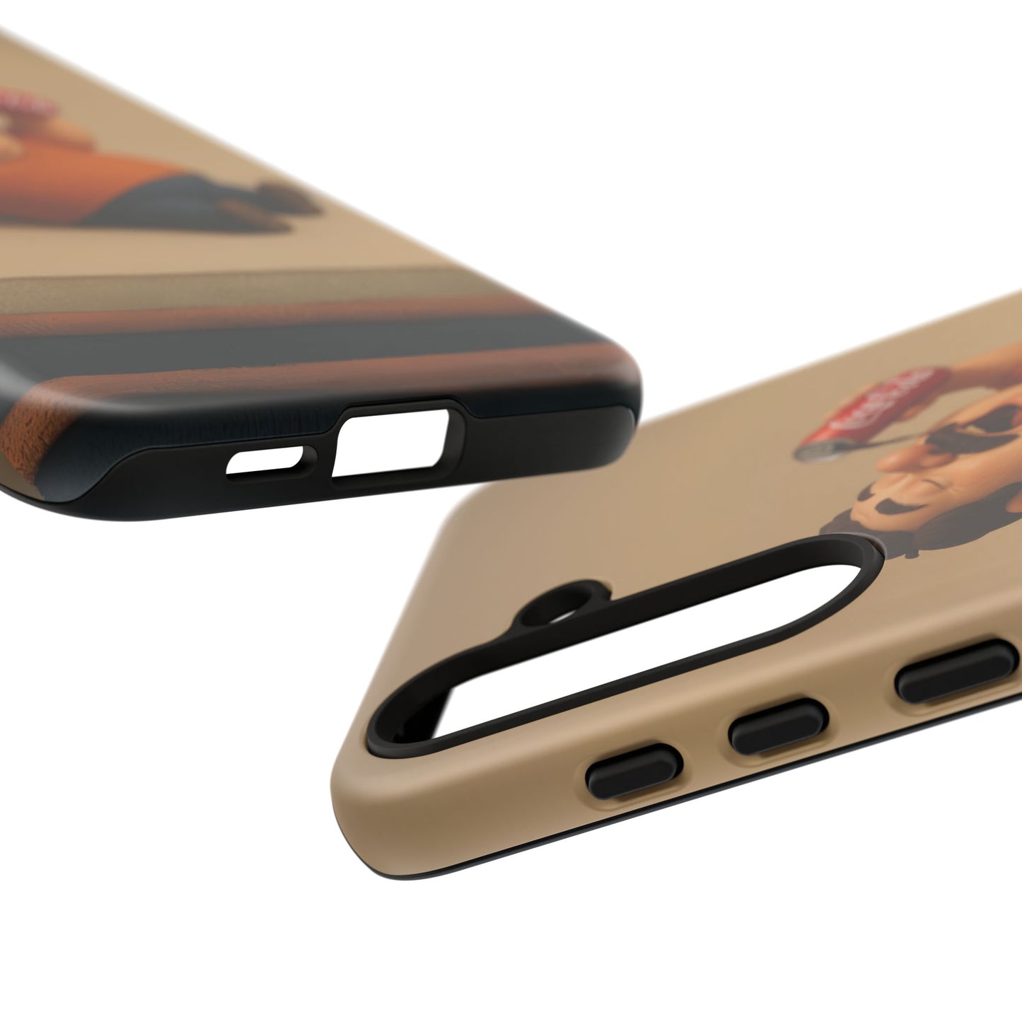 Funny Cartoon Phone Case - 'Coca-Cola Chill' Design