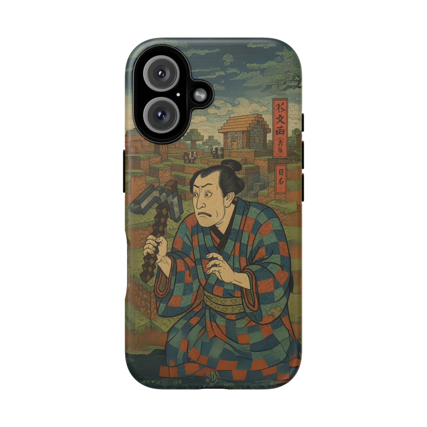 Tough Cases - Japanese Art Phone Case with Warrior Design