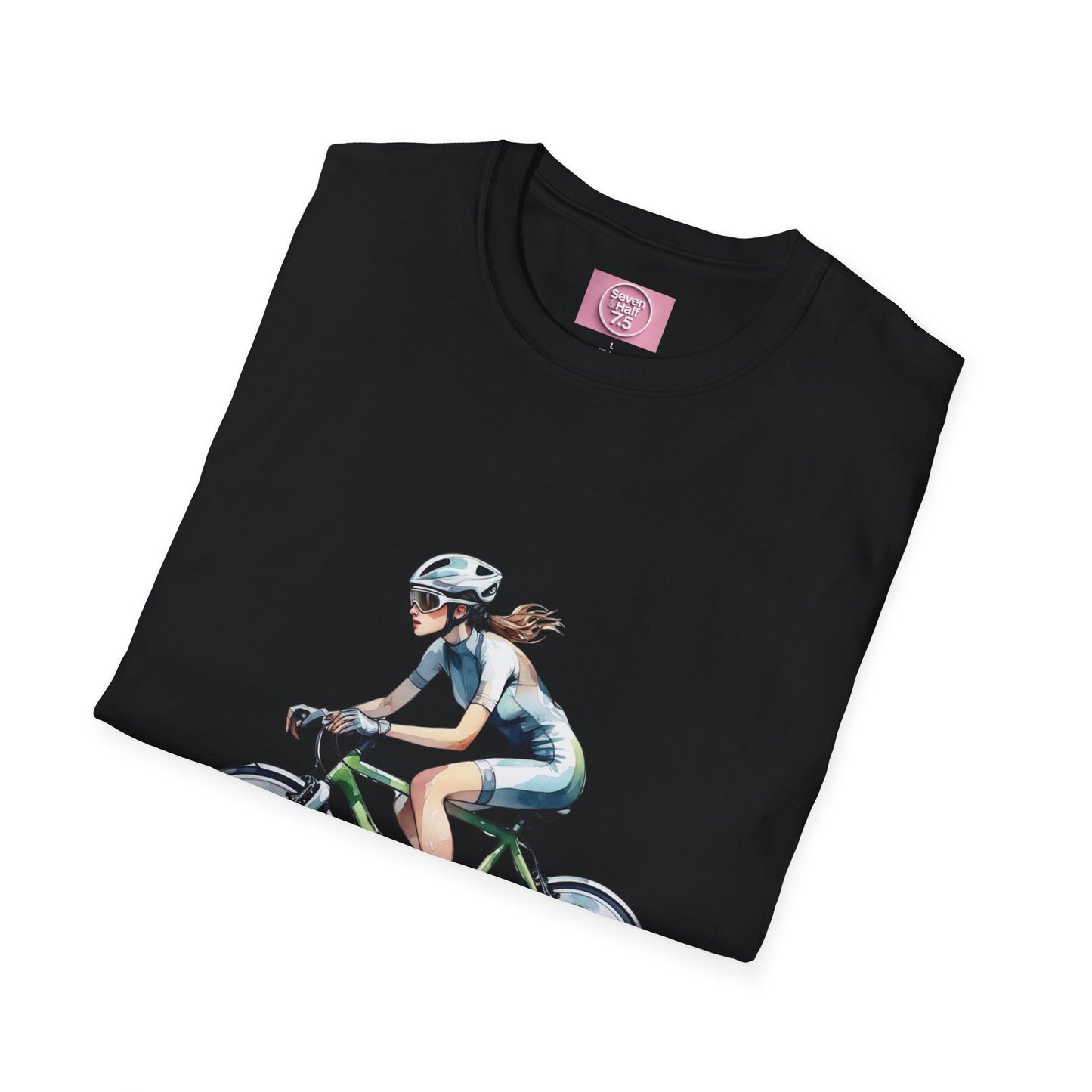 Cycling Enthusiast Softstyle T-Shirt – Sporty Graphic Tee for Bikers