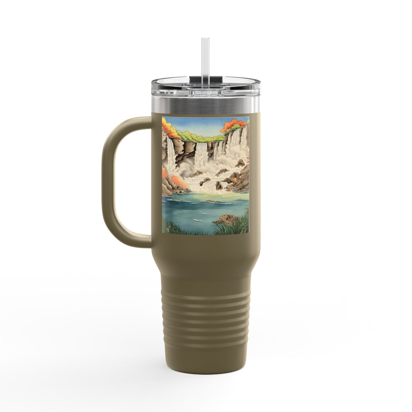 Scenic Insulated Travel Mug - 40oz Adventure Companion for Nature Lovers