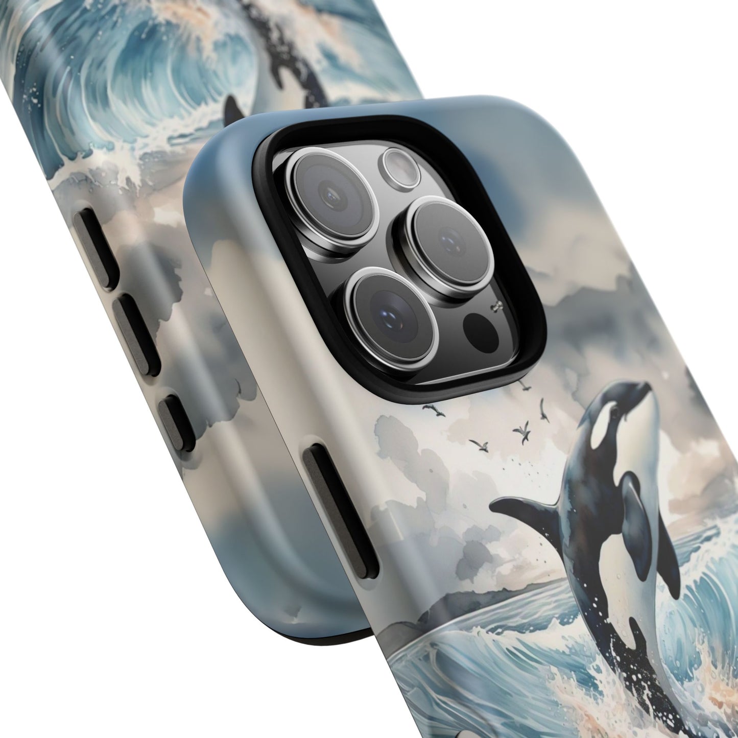 Whale Splash Phone Case - Tough & Stylish Ocean Design