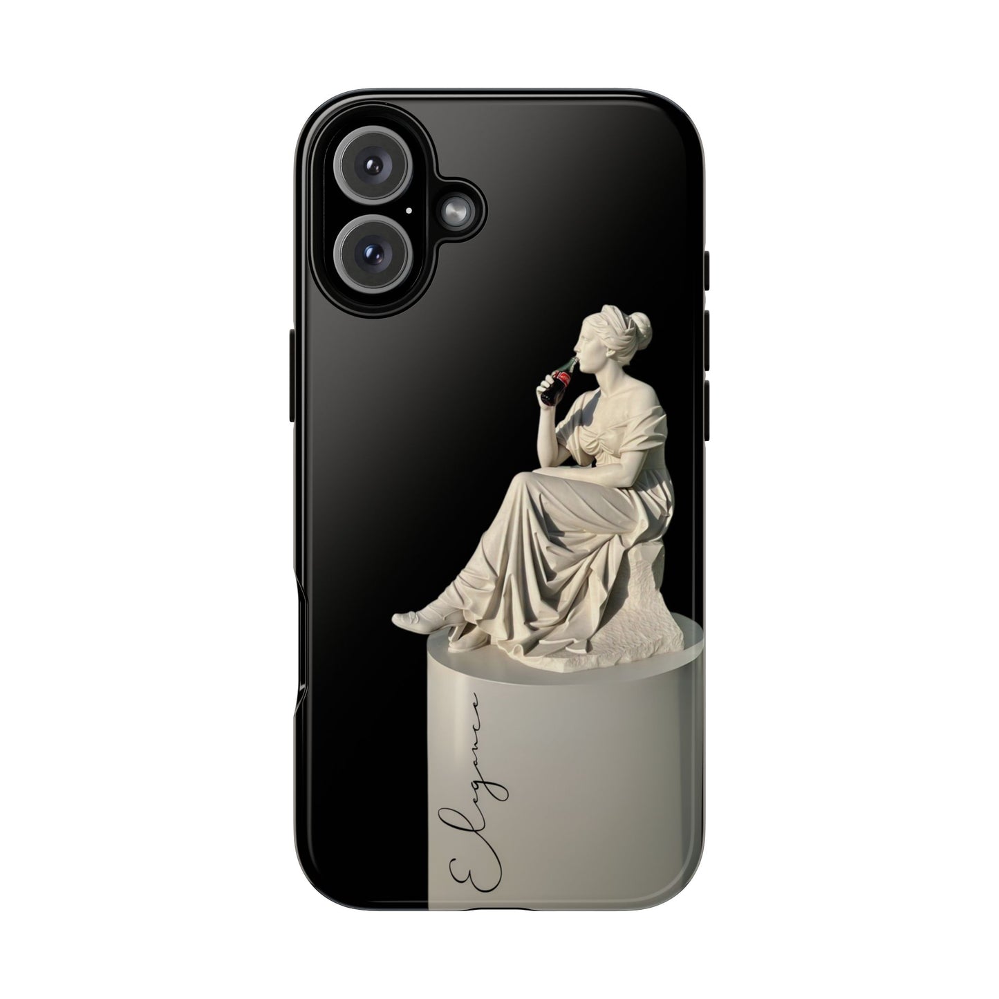 Elegant Phone Case - Stylish Tough Case with Sculpture Design