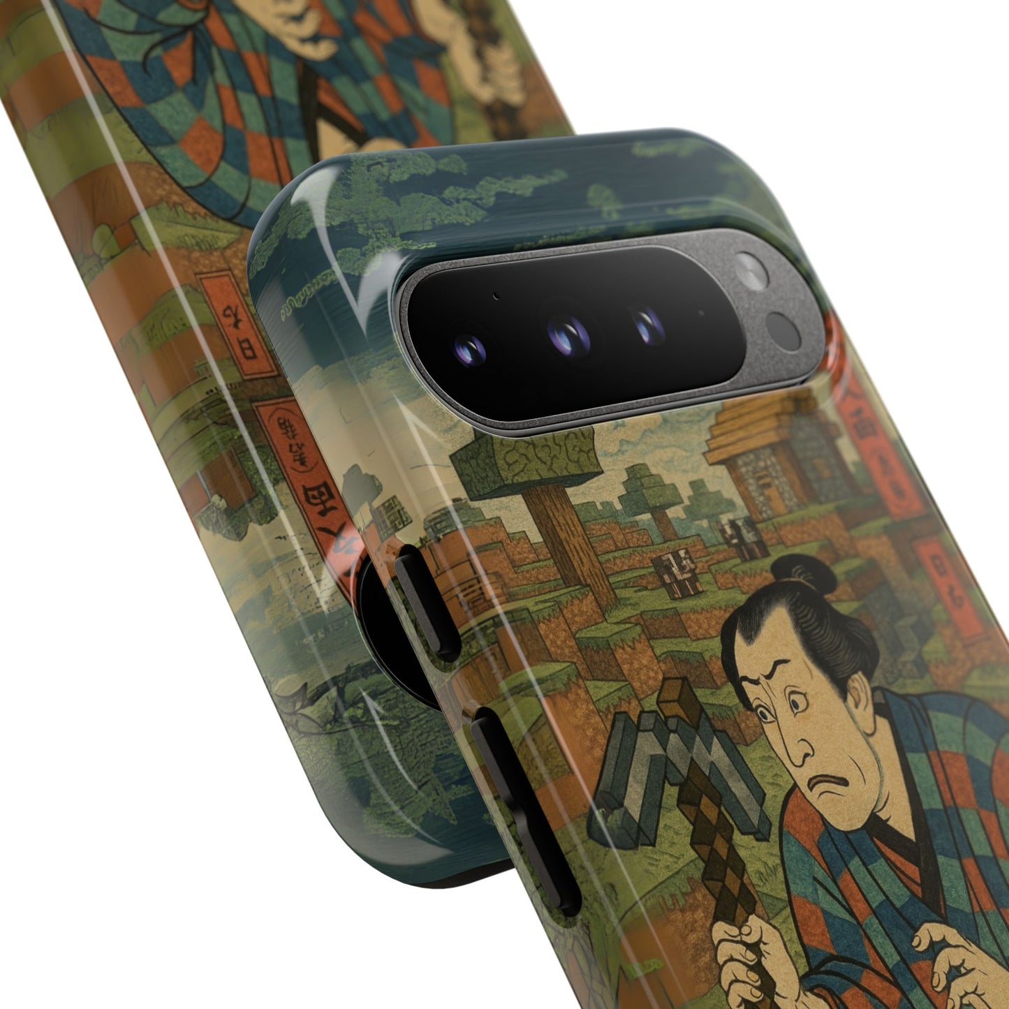 Tough Cases - Japanese Art Phone Case with Warrior Design