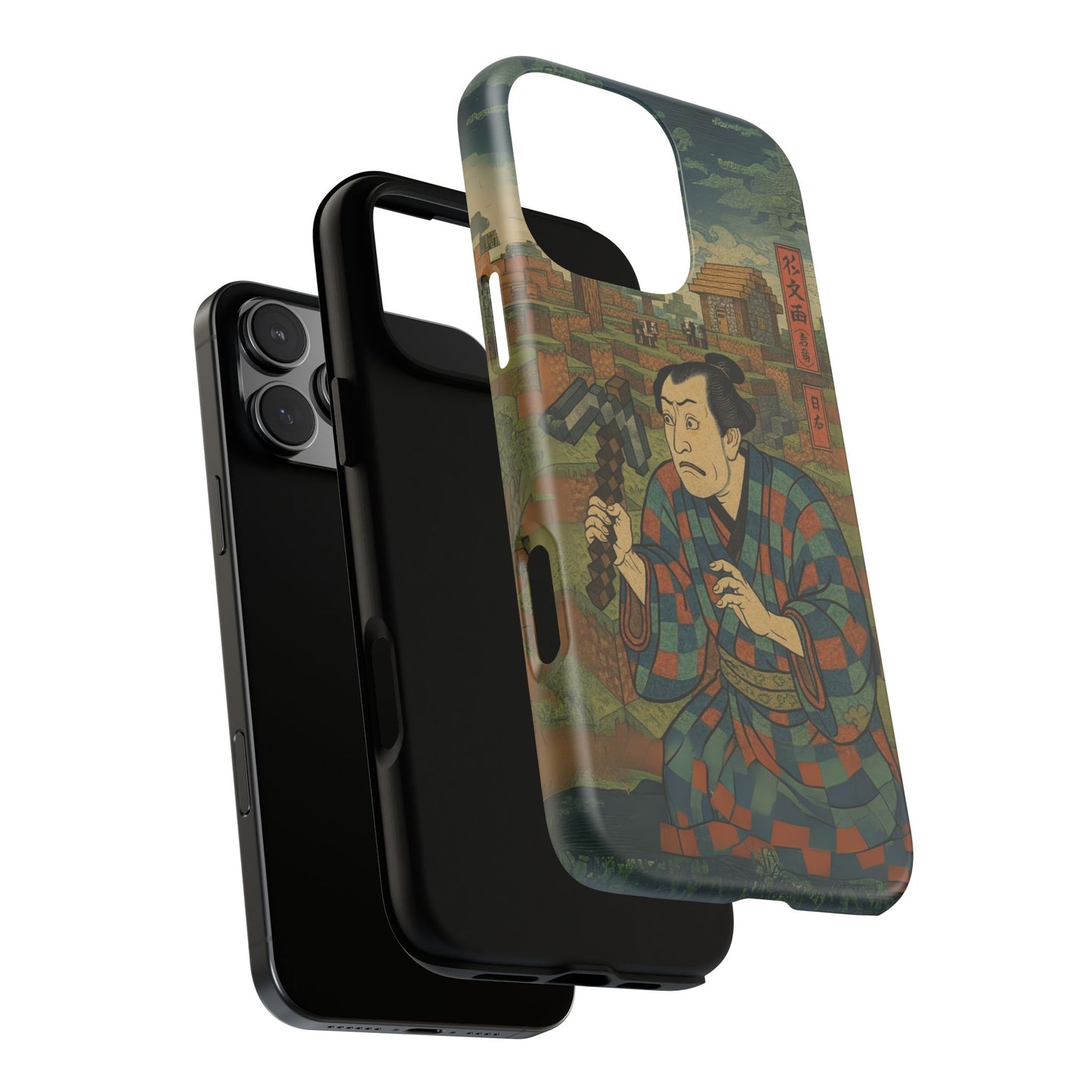 Tough Cases - Japanese Art Phone Case with Warrior Design
