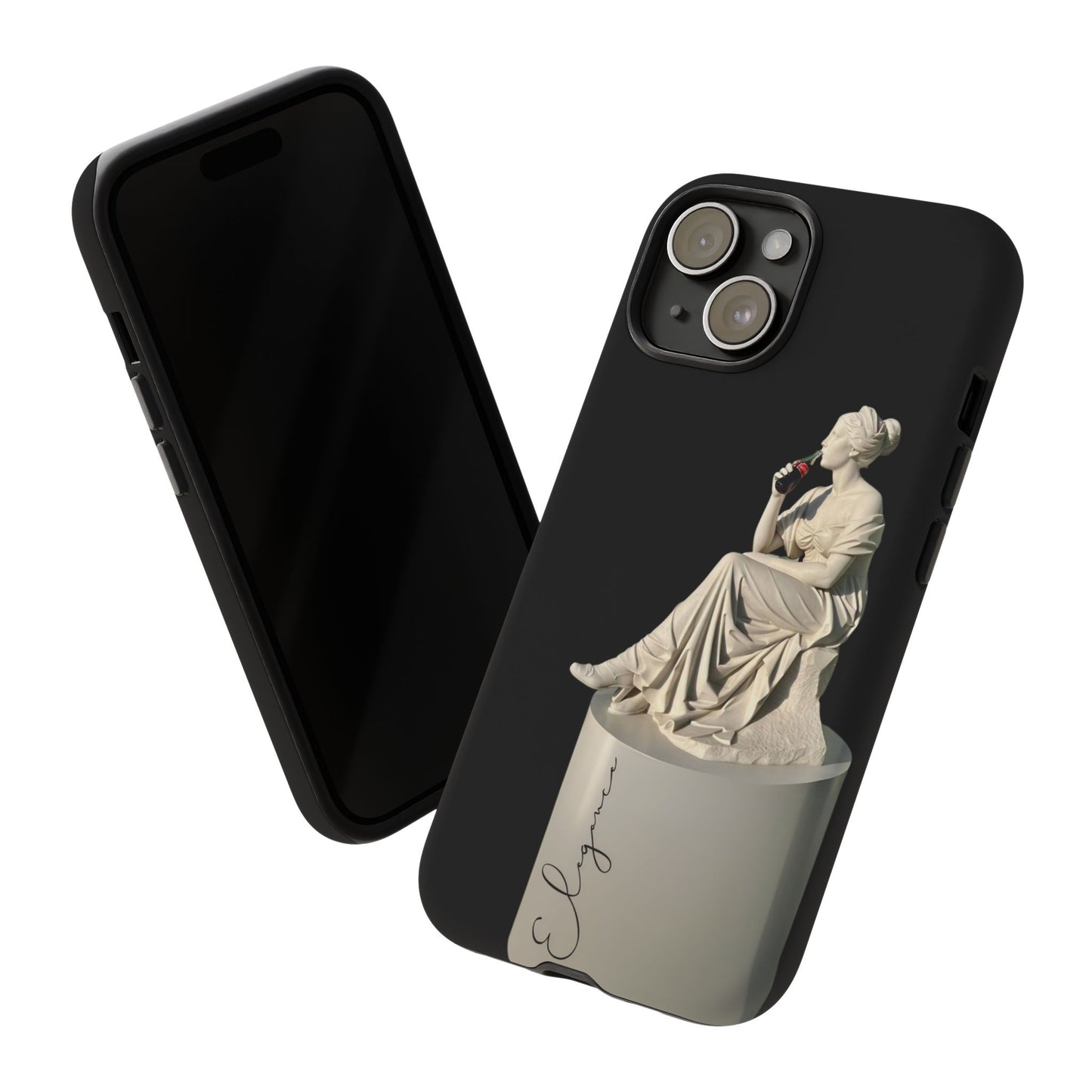 Elegant Phone Case - Stylish Tough Case with Sculpture Design