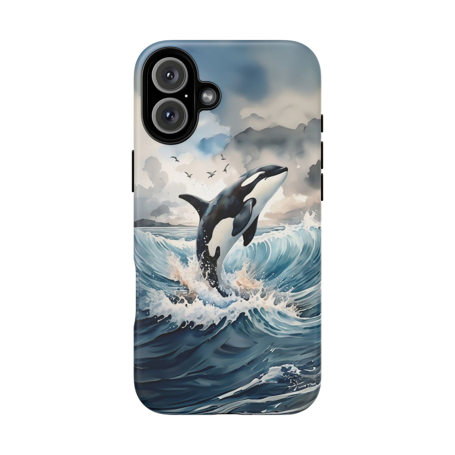 Whale Splash Phone Case - Tough & Stylish Ocean Design