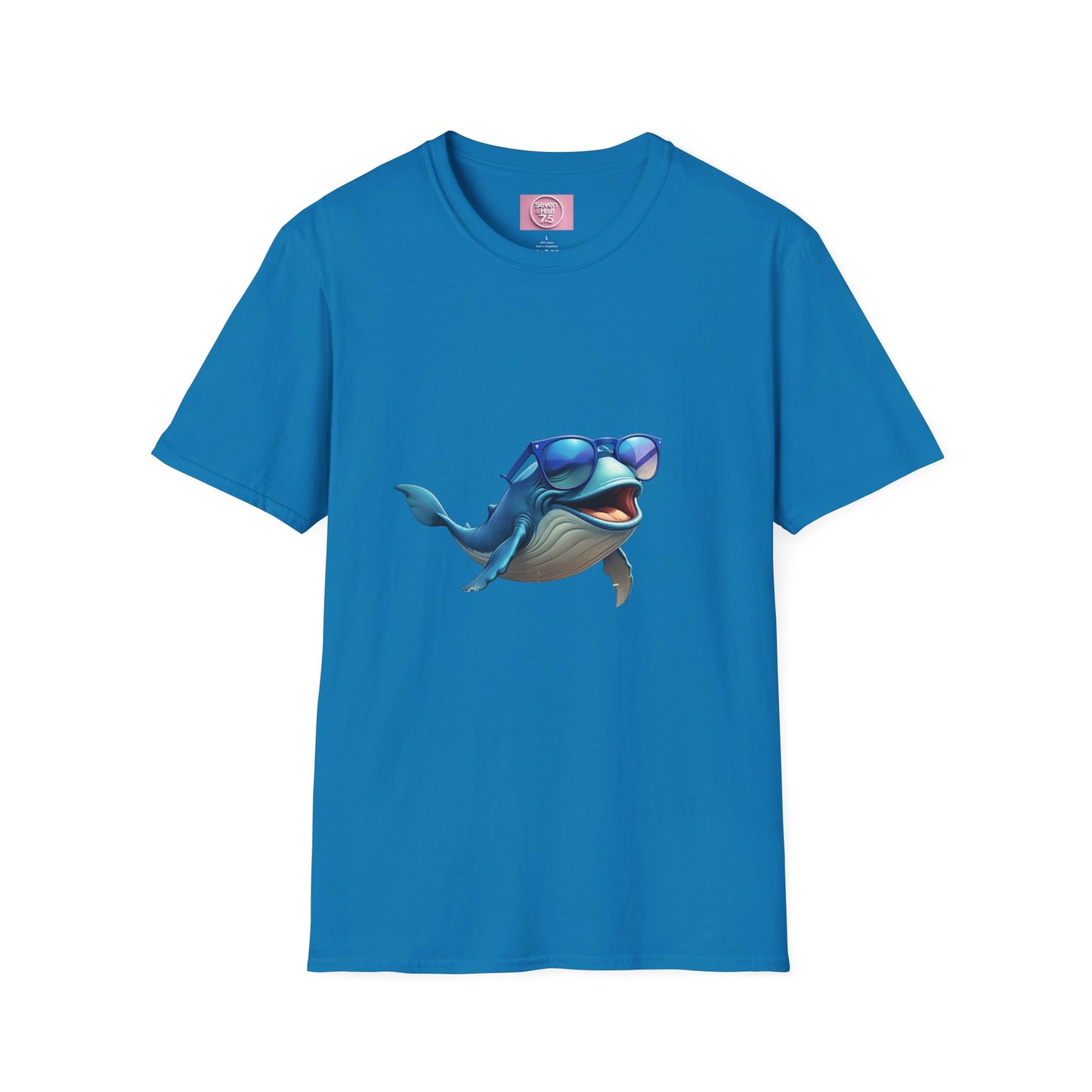 Cool Sunglasses Whale Unisex Softstyle T-Shirt