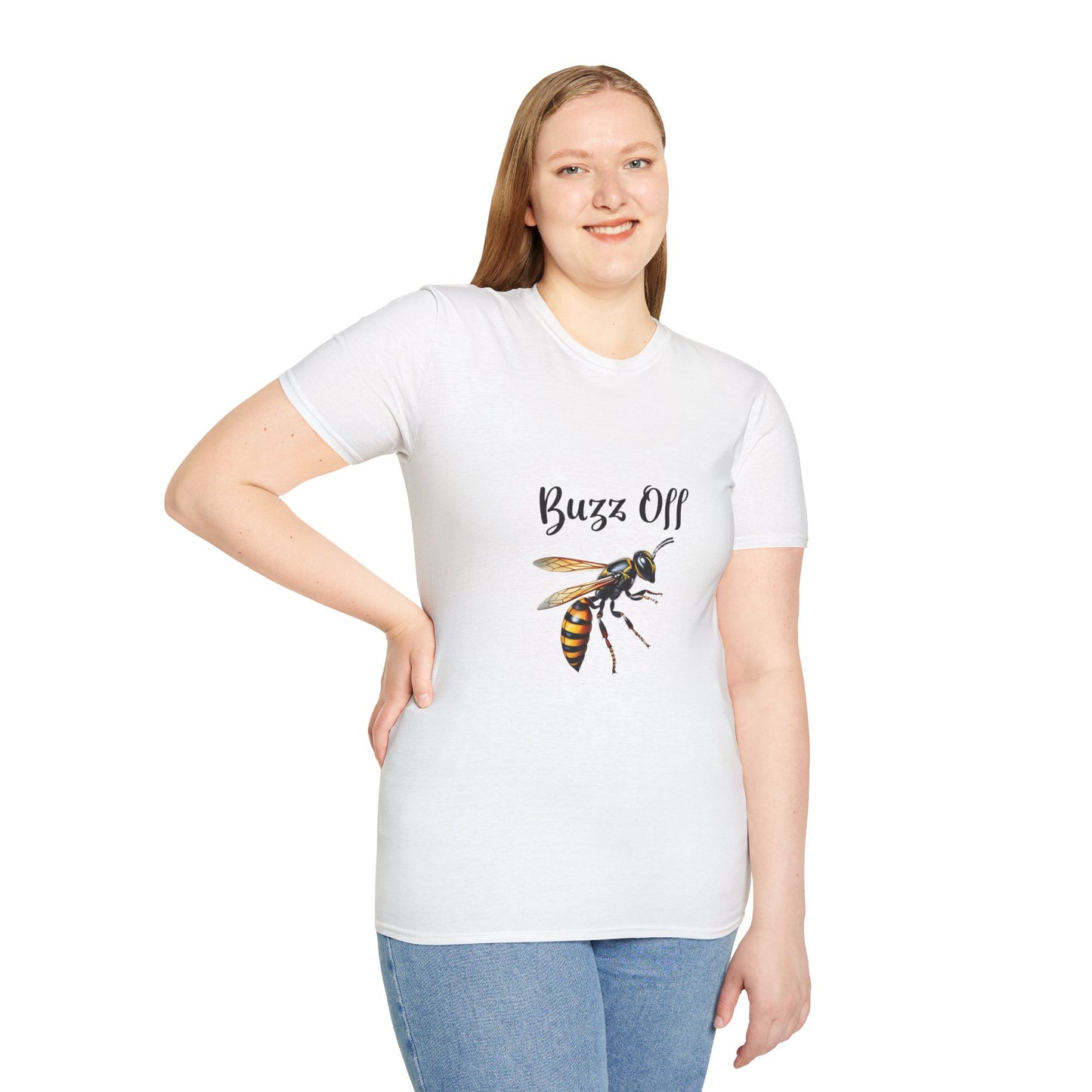 Buzz Off Bee Unisex Softstyle T-Shirt