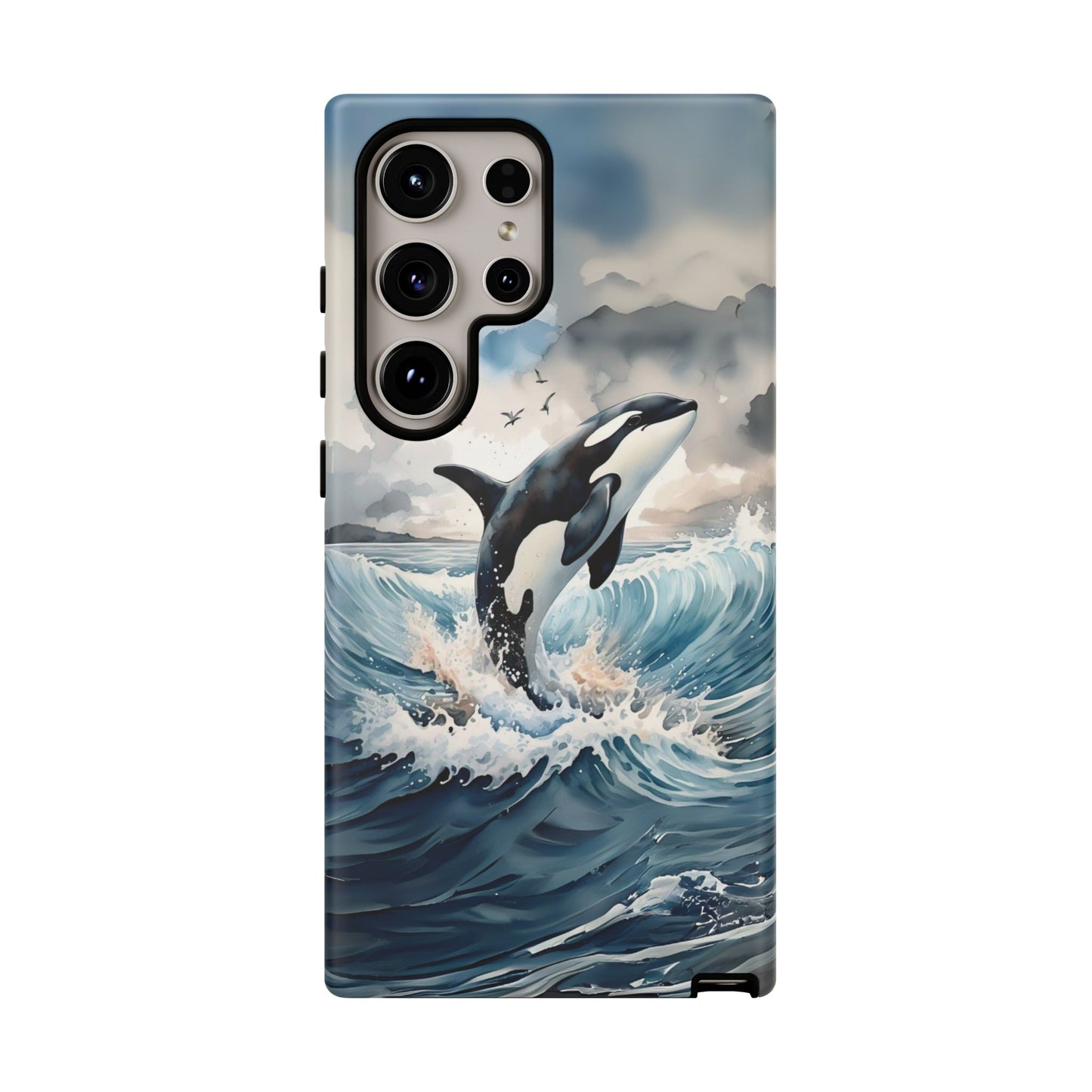 Whale Splash Phone Case - Tough & Stylish Ocean Design