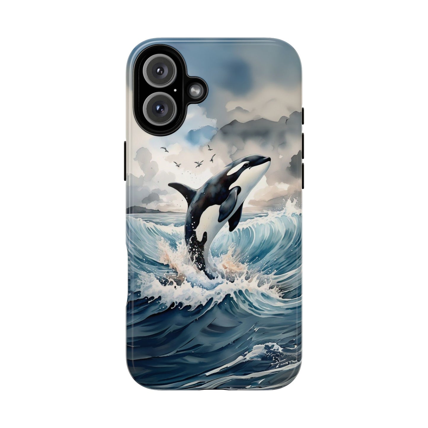 Whale Splash Phone Case - Tough & Stylish Ocean Design