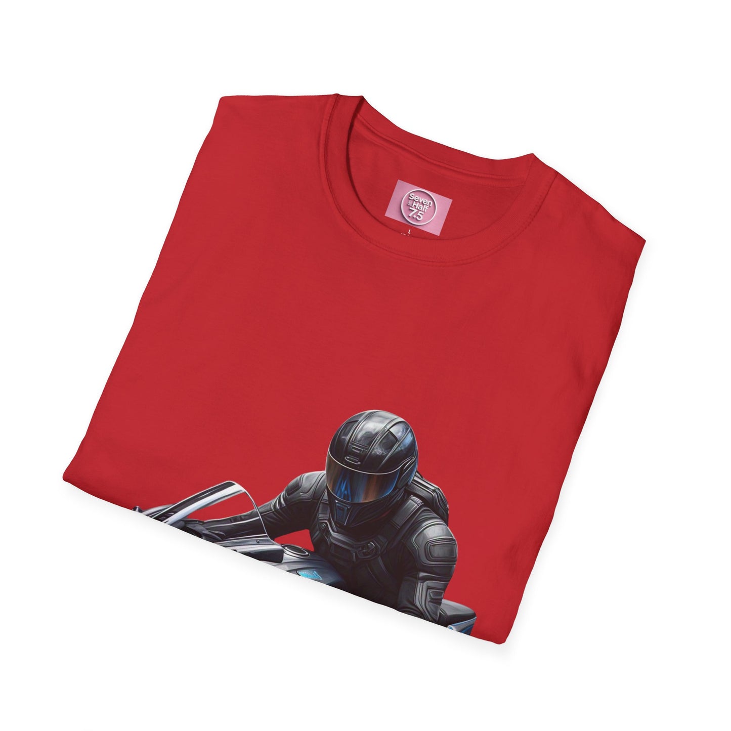 Motorcycle Rider Tee - Unisex Softstyle T-Shirt