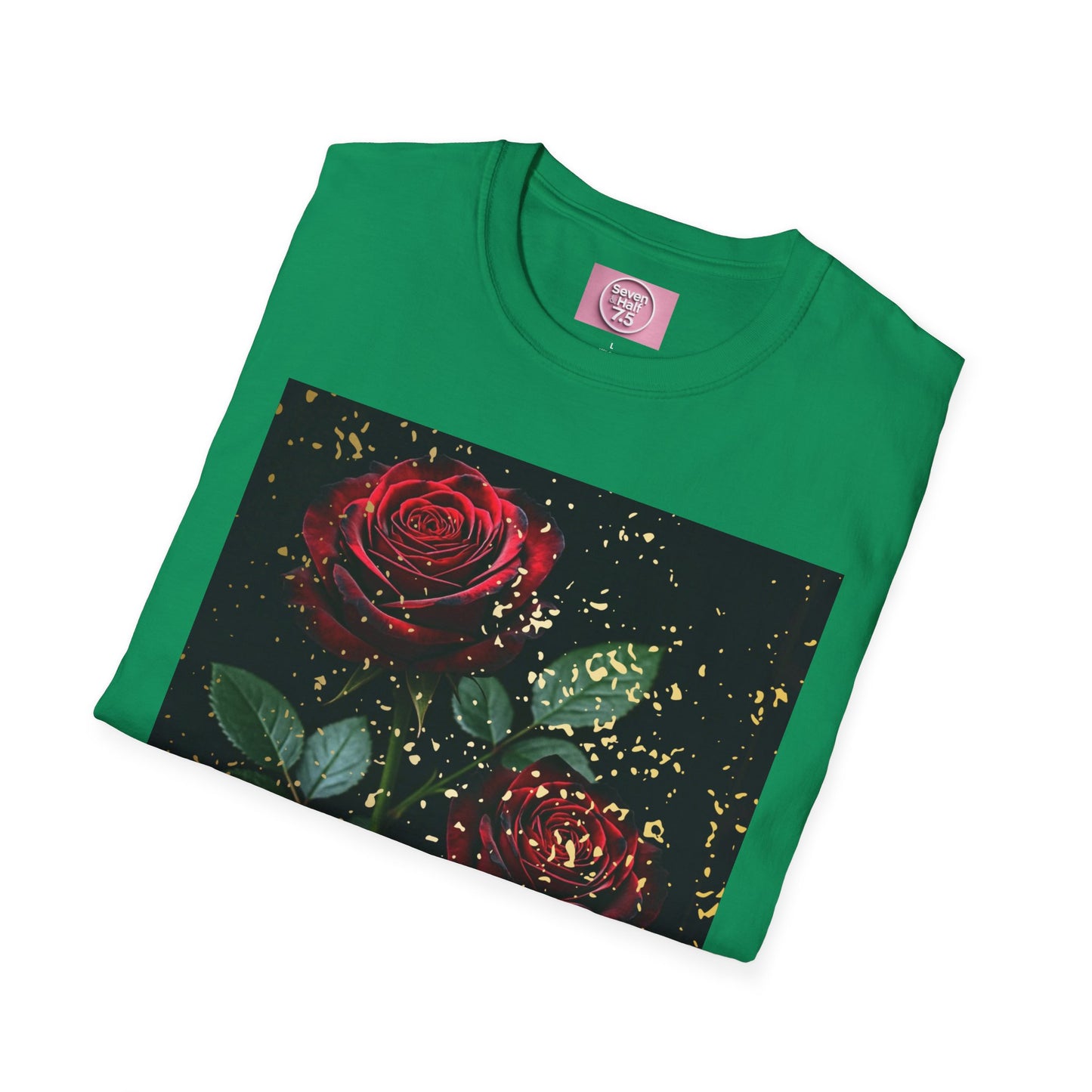 Elegant Rose Graphic T-Shirt - Inspirational Quote Design