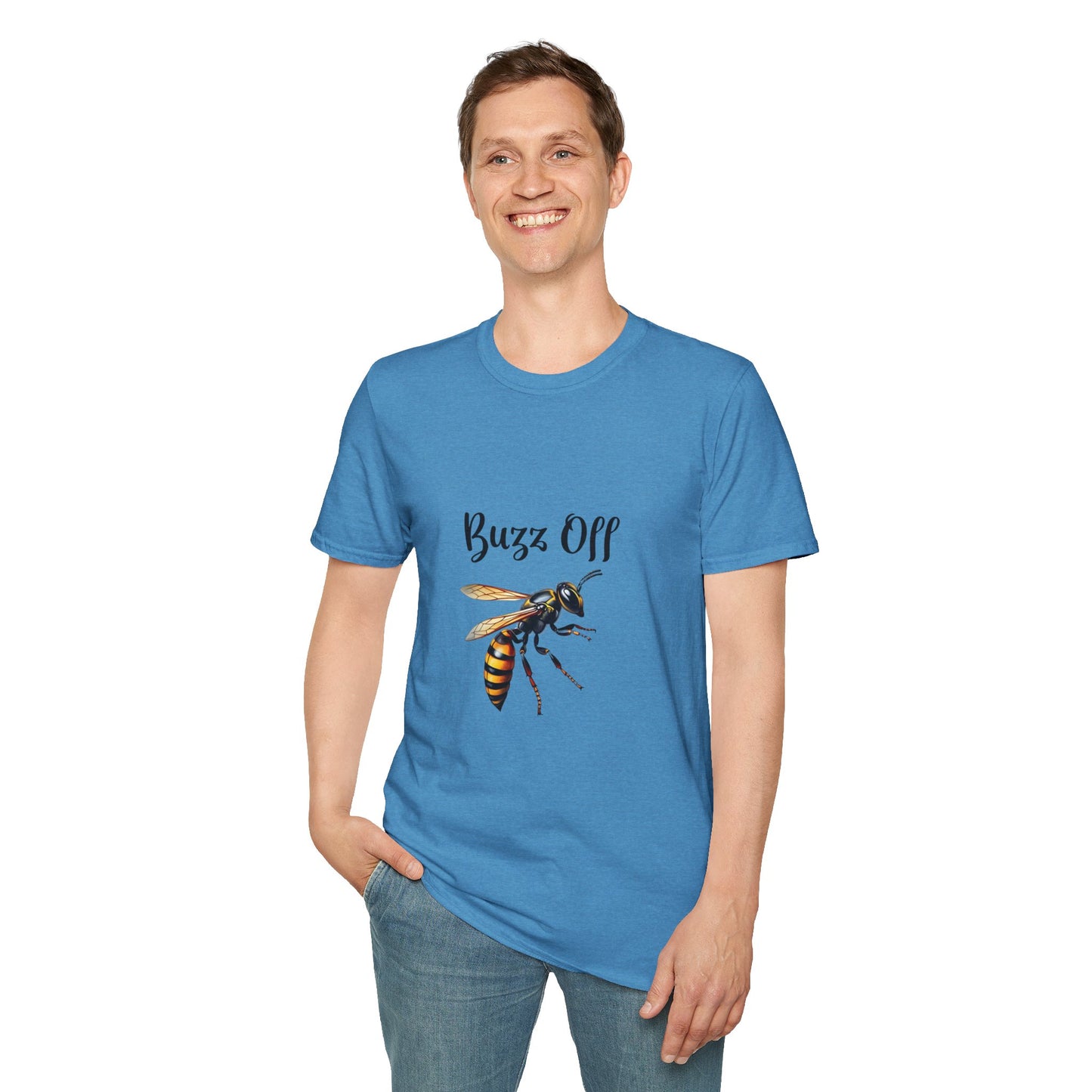 Buzz Off Bee Unisex Softstyle T-Shirt