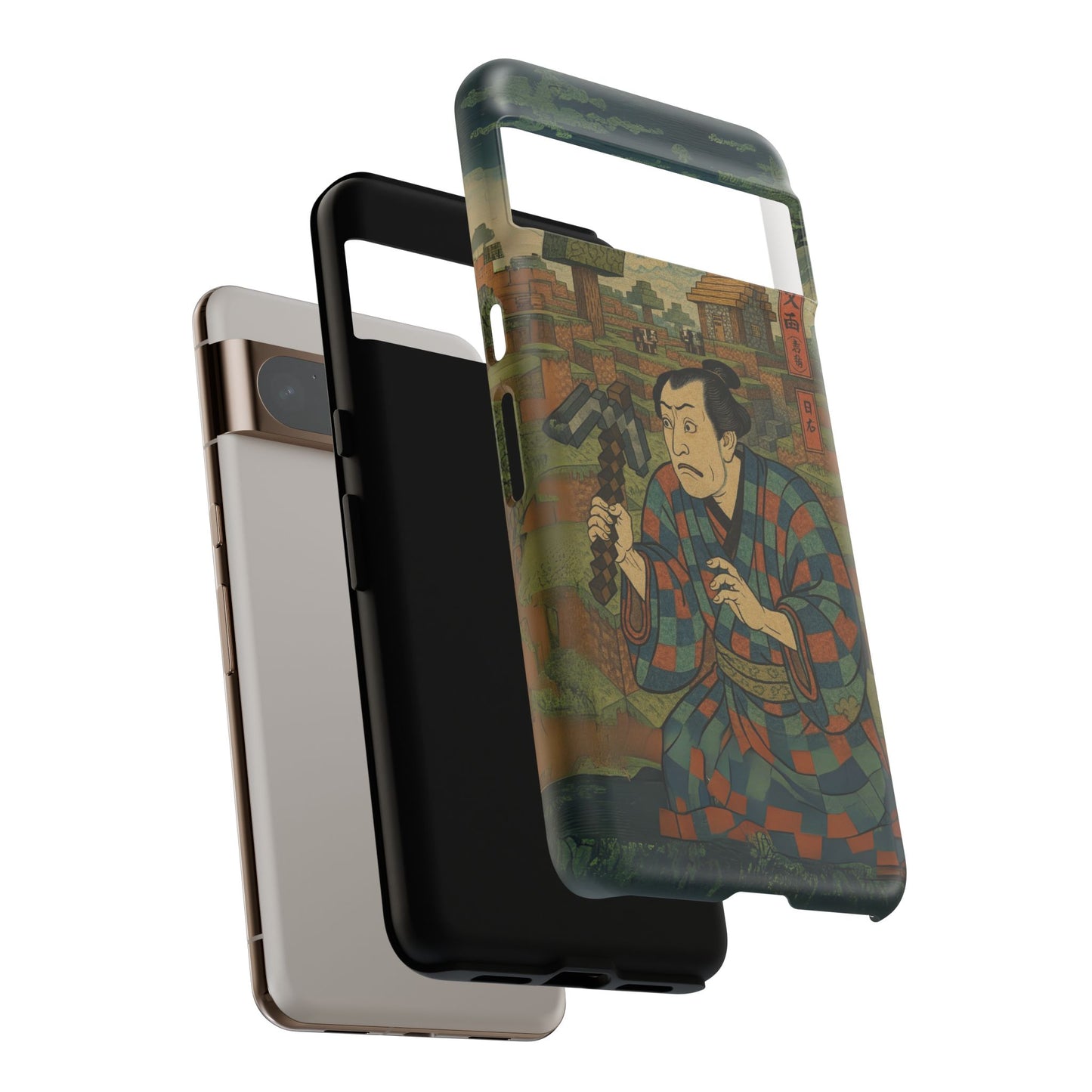 Tough Cases - Japanese Art Phone Case with Warrior Design