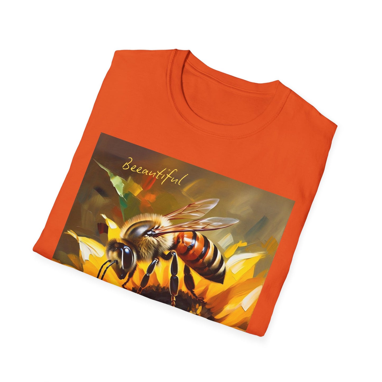 Bee-autiful Unisex Softstyle T-Shirt | Nature Lover's Gift | Perfect for Spring & Summer