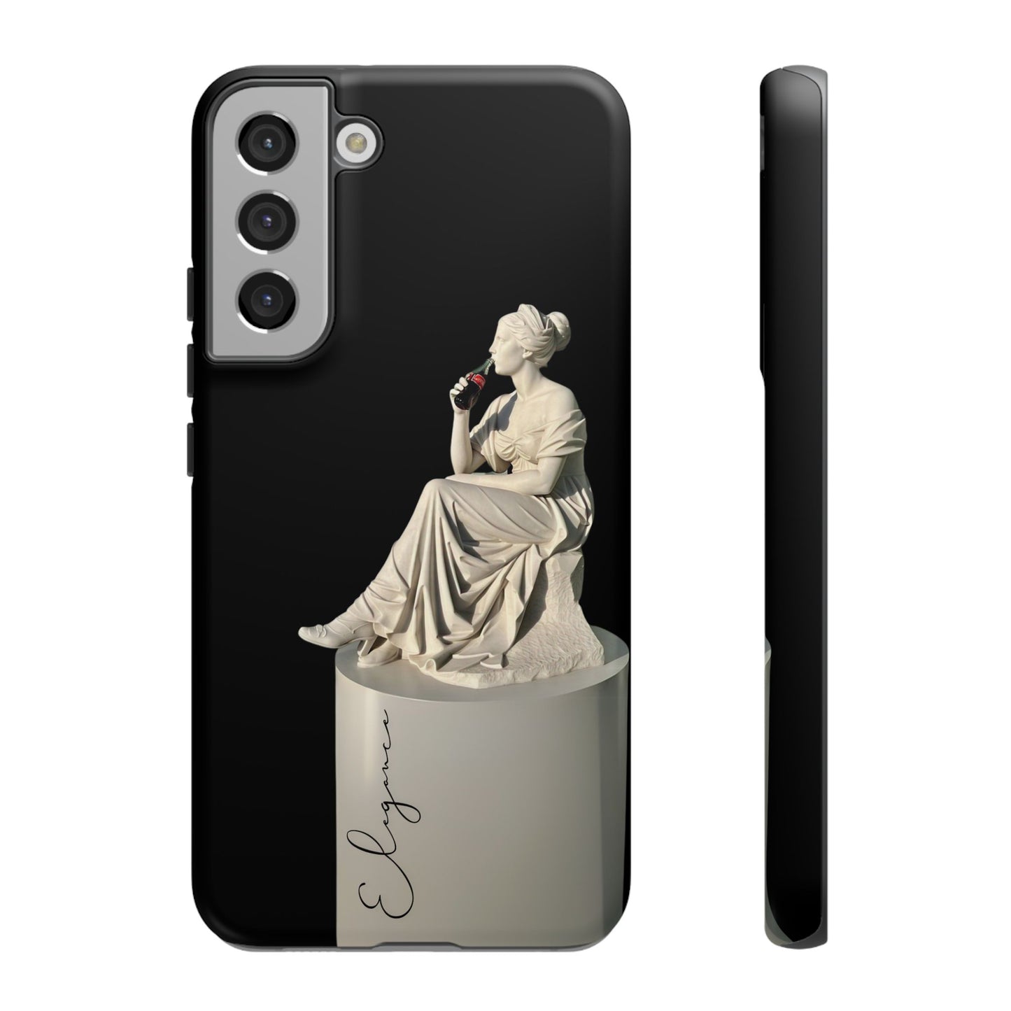 Elegant Phone Case - Stylish Tough Case with Sculpture Design