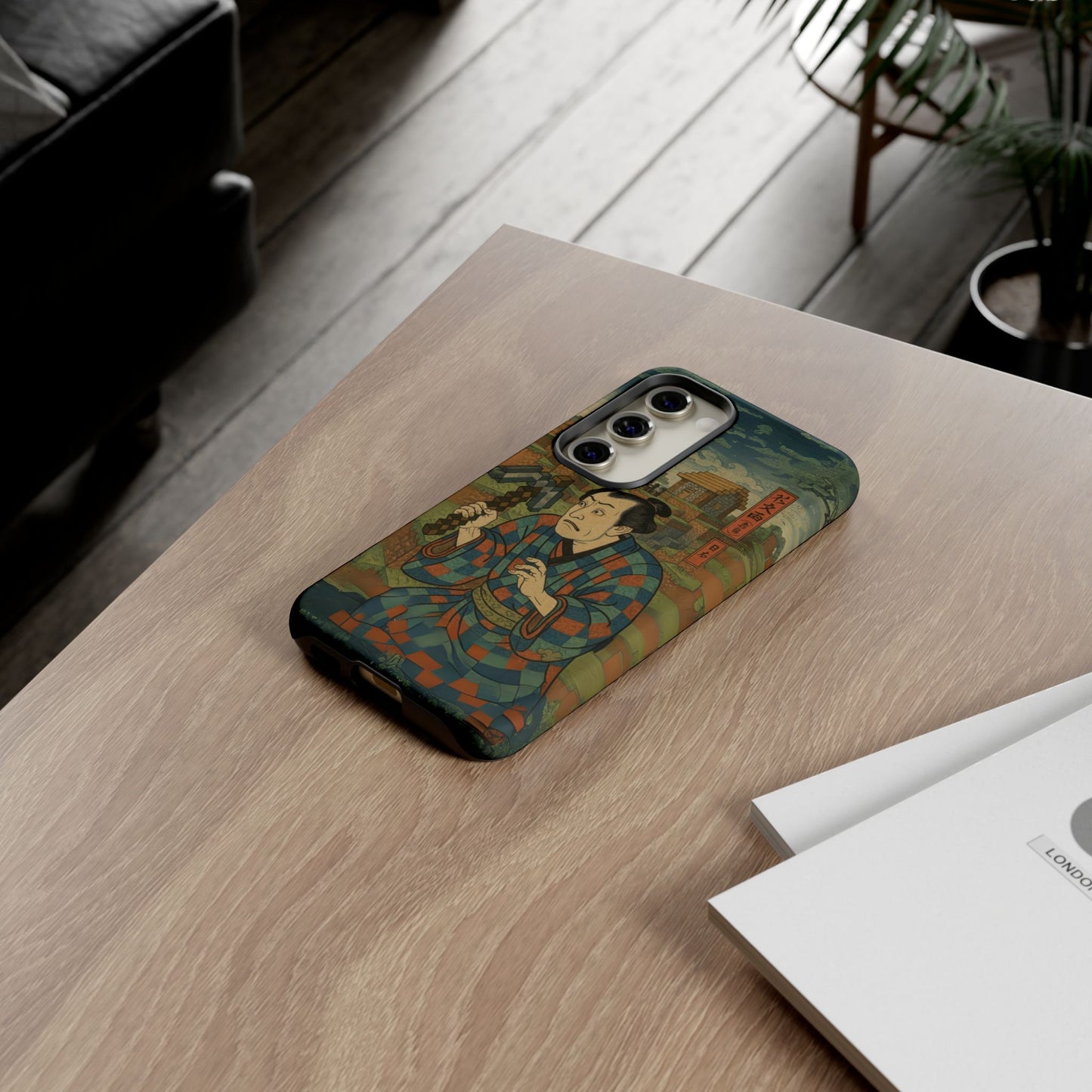 Tough Cases - Japanese Art Phone Case with Warrior Design