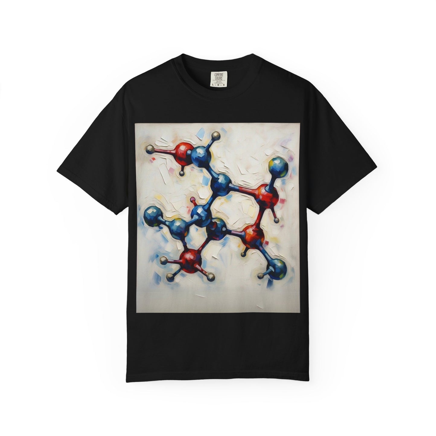 Unisex Artistic Molecule T-Shirt | Science-Inspired Design